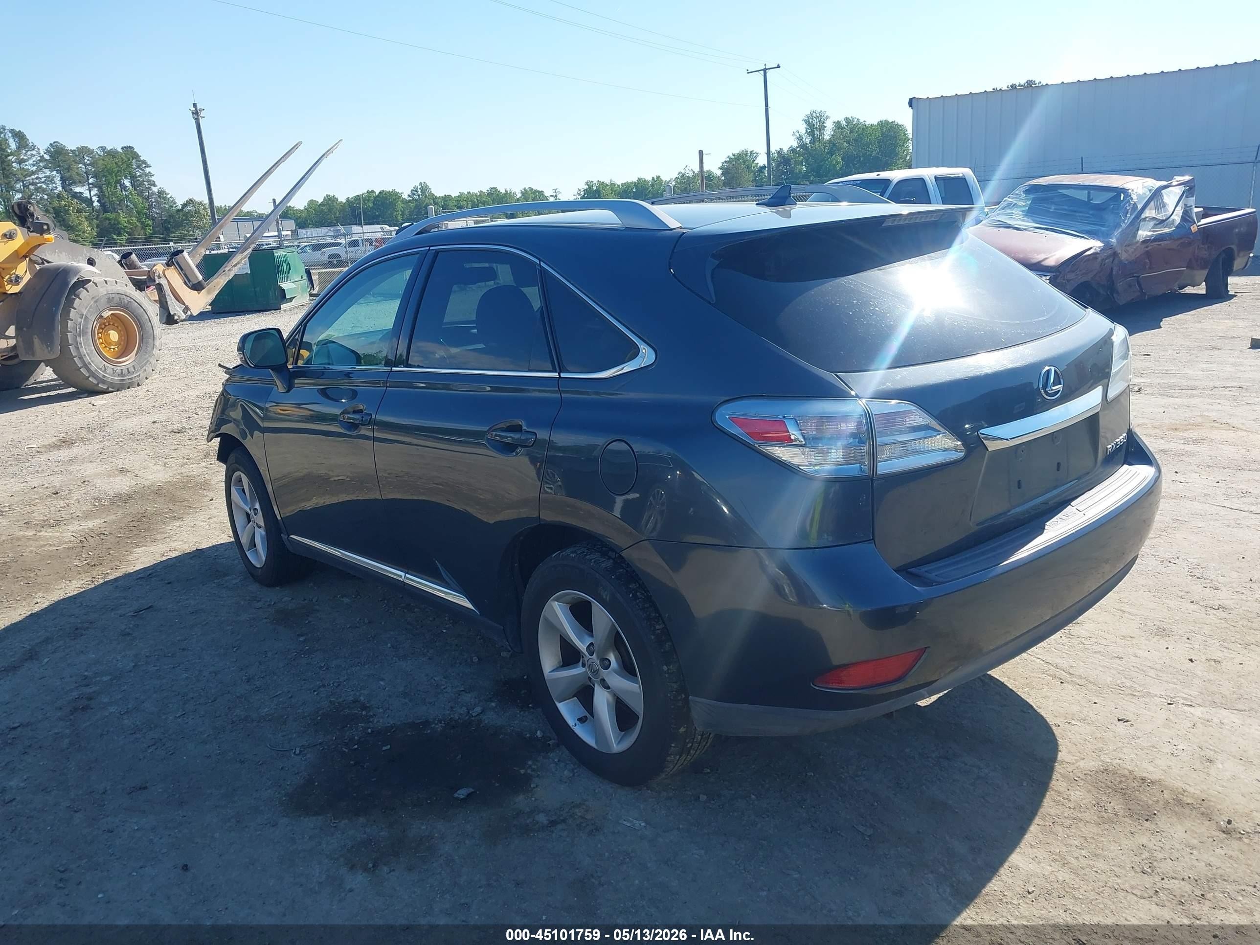 2011 Lexus Rx 350   Blue vin: 2T2BK1BA0BC089491