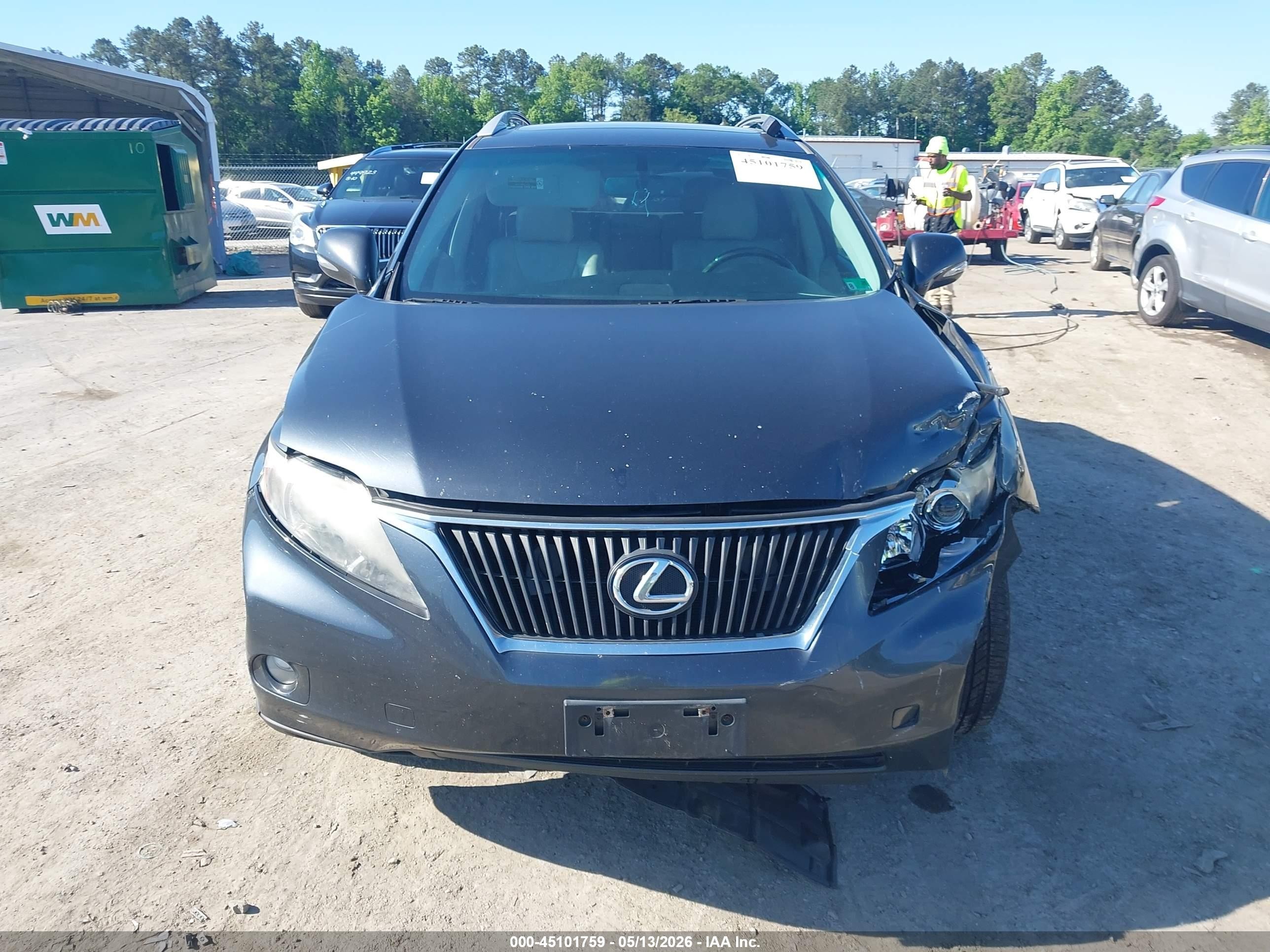 2011 Lexus Rx 350   Blue vin: 2T2BK1BA0BC089491