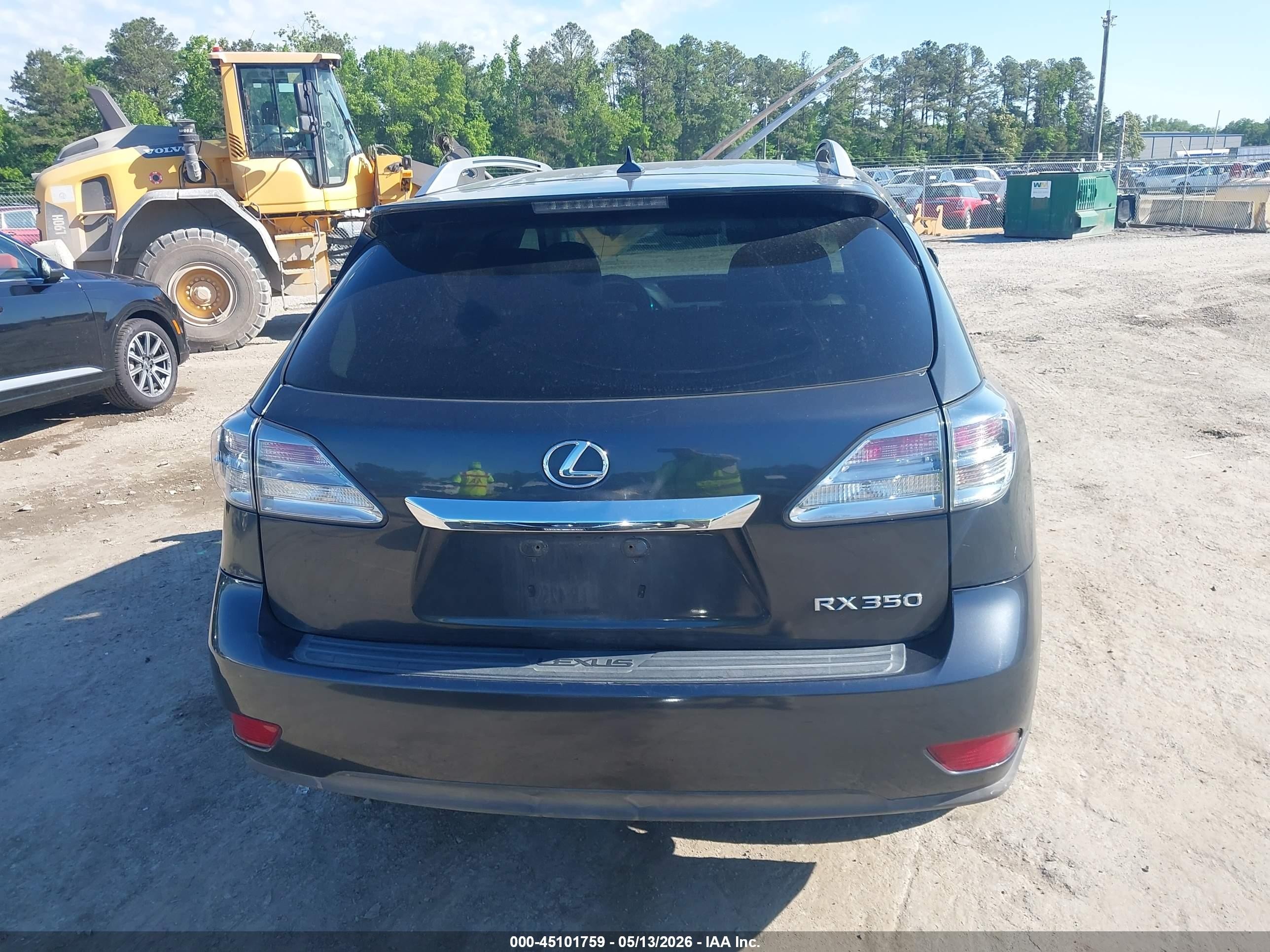 2011 Lexus Rx 350   Blue vin: 2T2BK1BA0BC089491