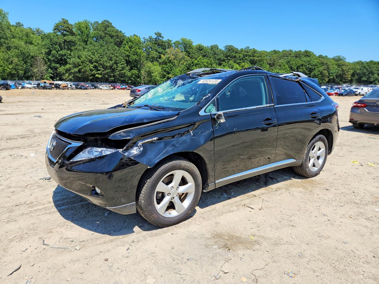 2011 Lexus Rx 350 Черный vin: 2T2BK1BA0BC097543