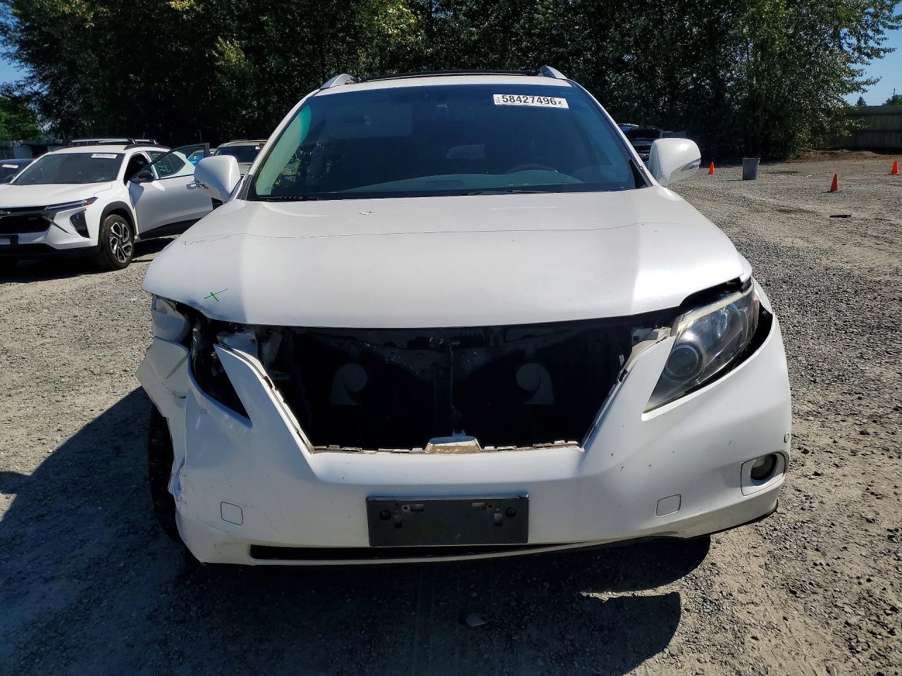 2011 Lexus Rx 350 White vin: 2T2BK1BA0BC112168