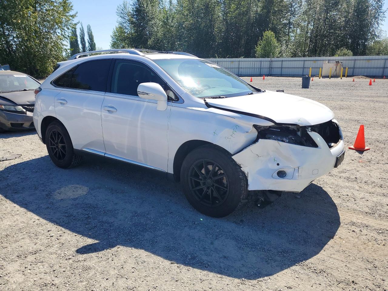 2011 Lexus Rx 350 White vin: 2T2BK1BA0BC112168