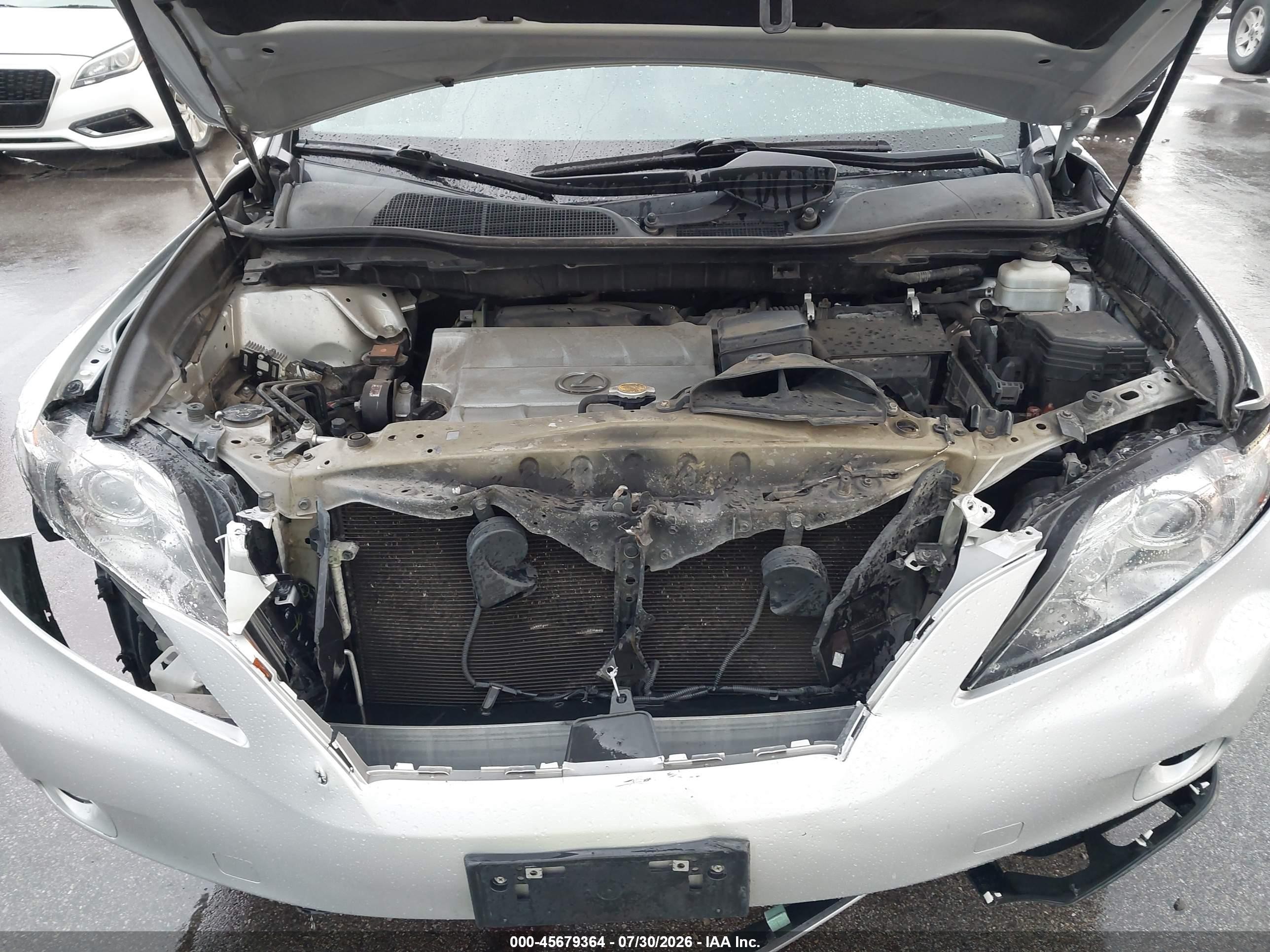 2011 Lexus Rx 350   Silver vin: 2T2BK1BA0BC114650