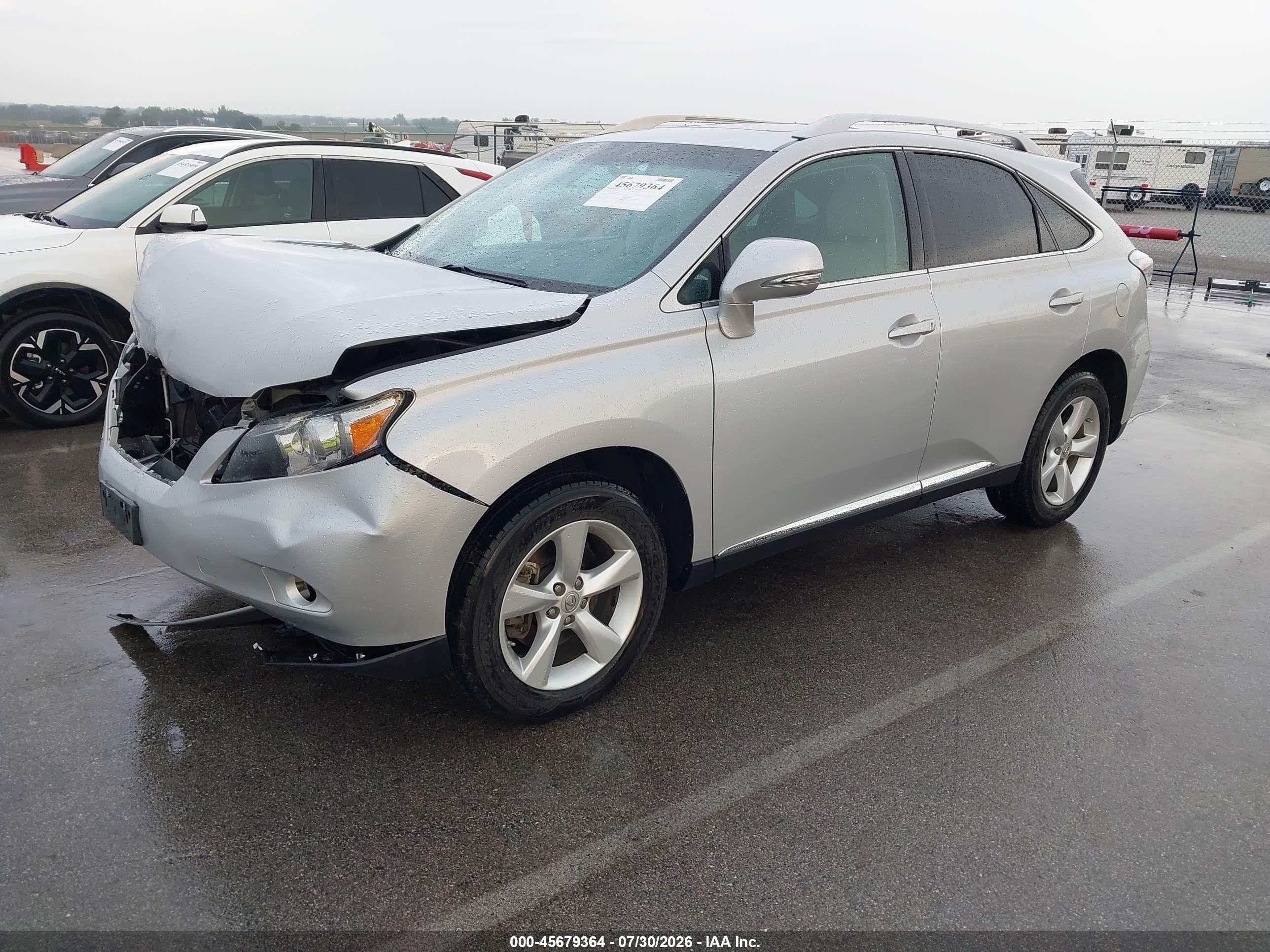2011 Lexus Rx 350   Silver vin: 2T2BK1BA0BC114650