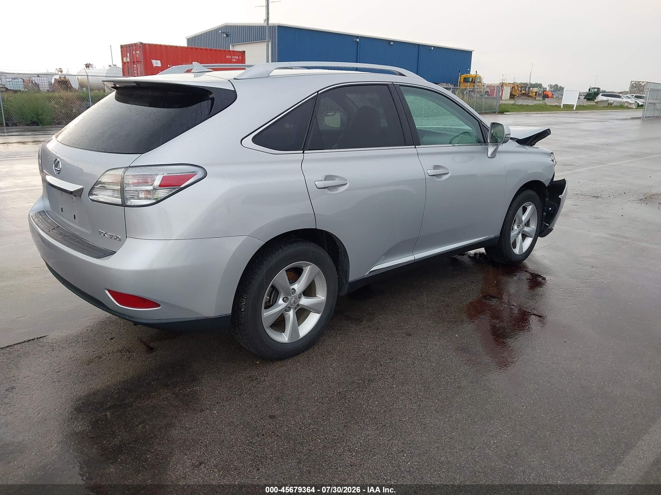 2011 Lexus Rx 350   Silver vin: 2T2BK1BA0BC114650