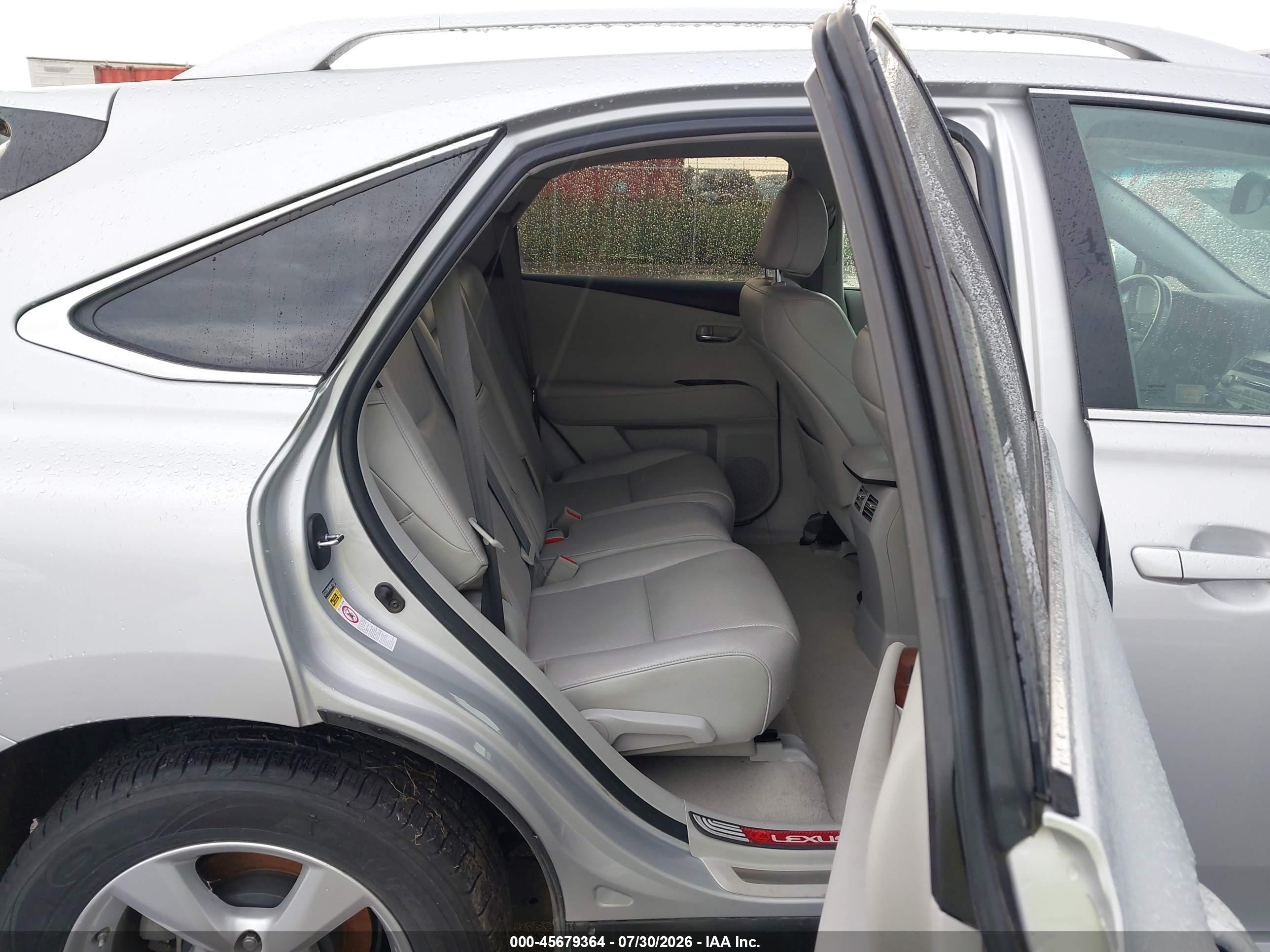 2011 Lexus Rx 350   Silver vin: 2T2BK1BA0BC114650