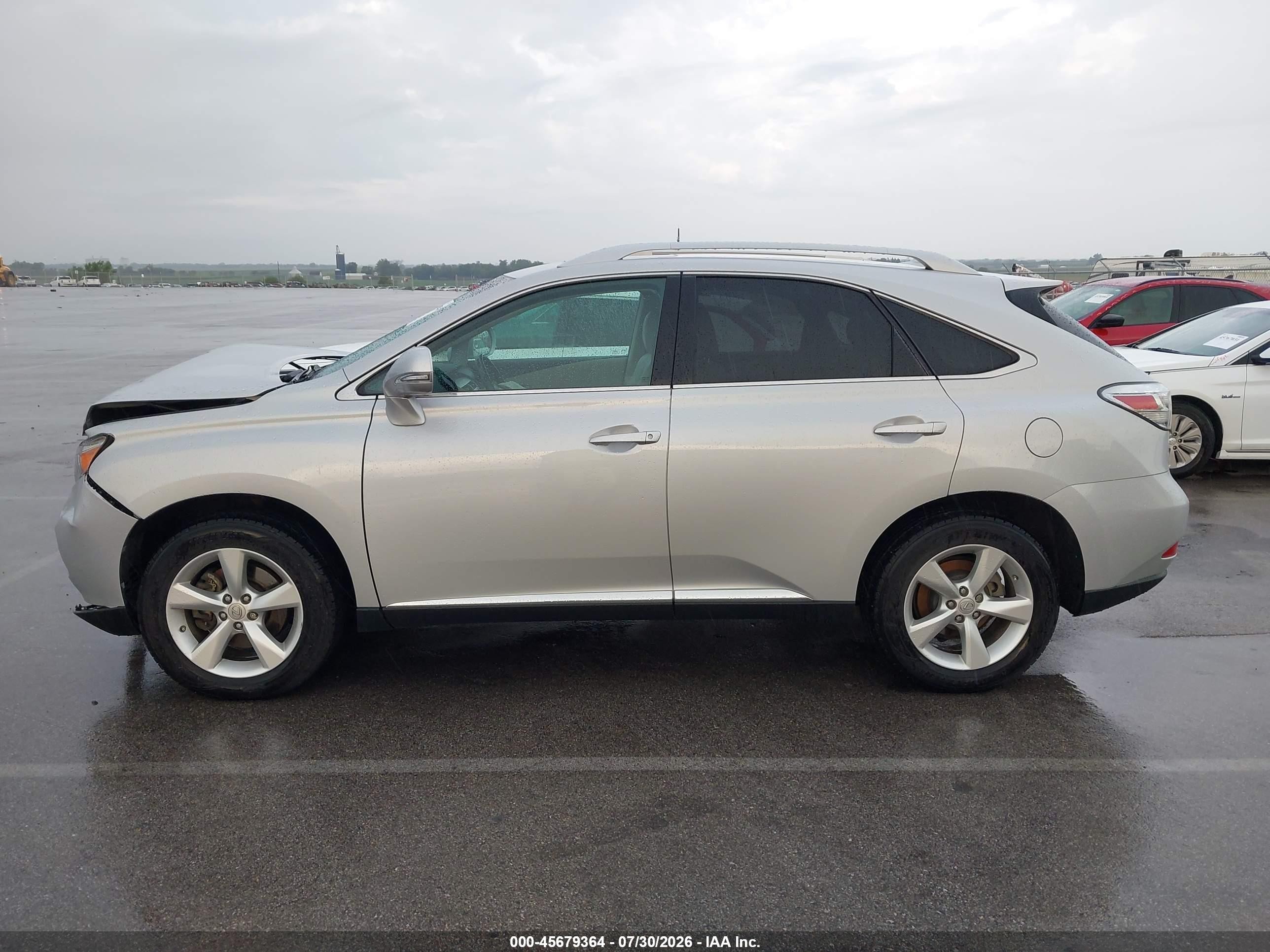 2011 Lexus Rx 350   Silver vin: 2T2BK1BA0BC114650