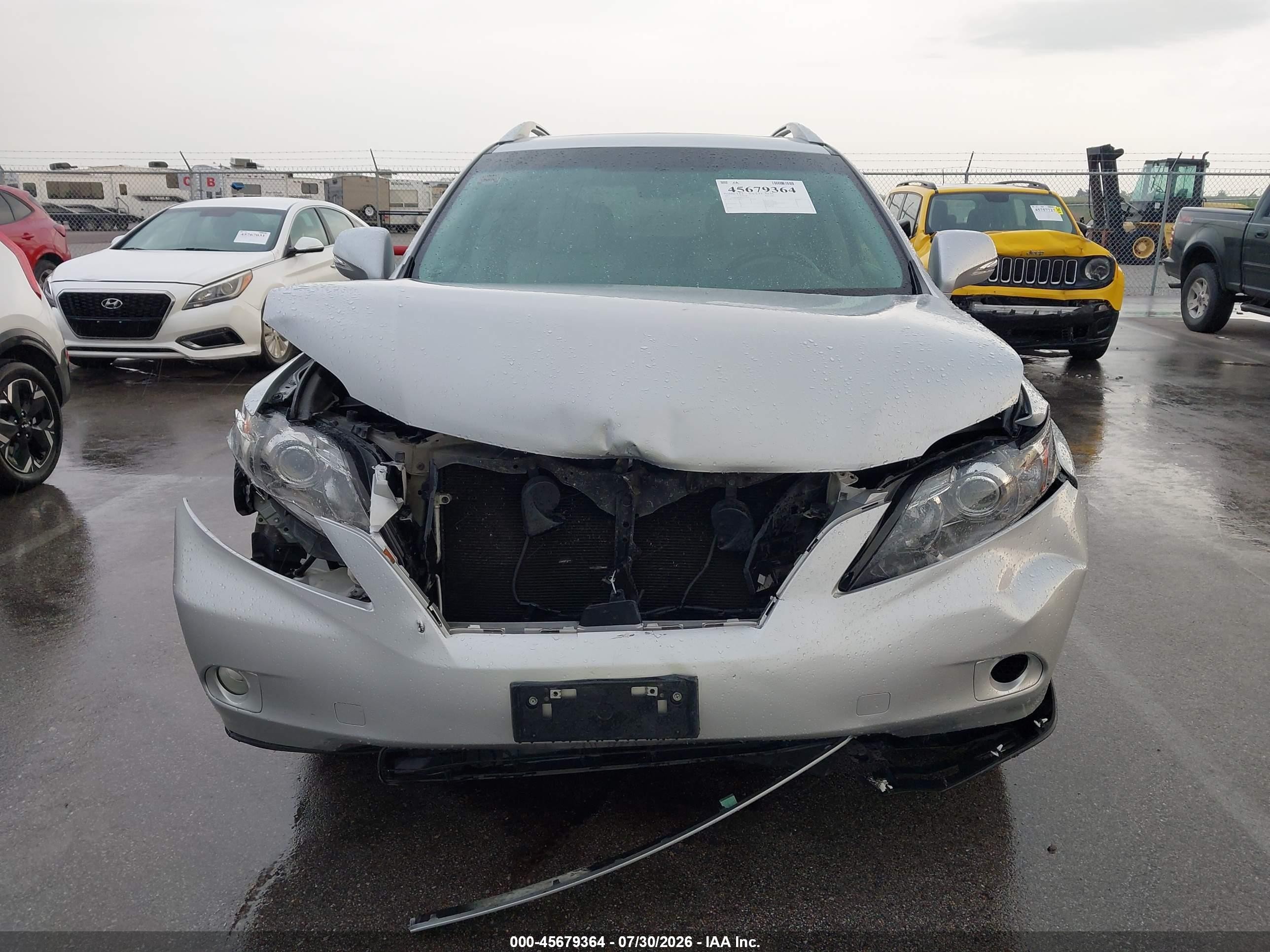 2011 Lexus Rx 350   Silver vin: 2T2BK1BA0BC114650
