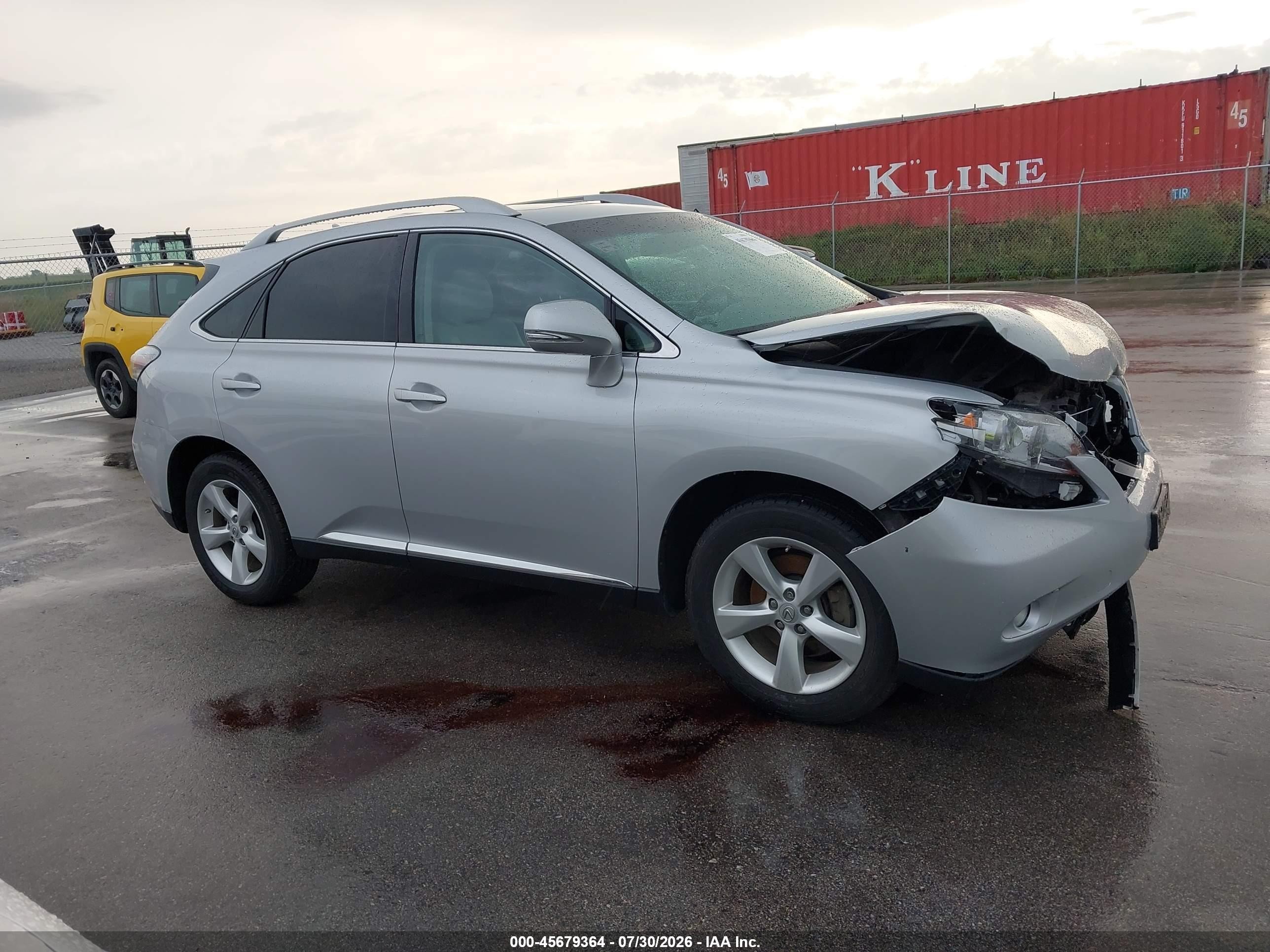 2011 Lexus Rx 350   Silver vin: 2T2BK1BA0BC114650