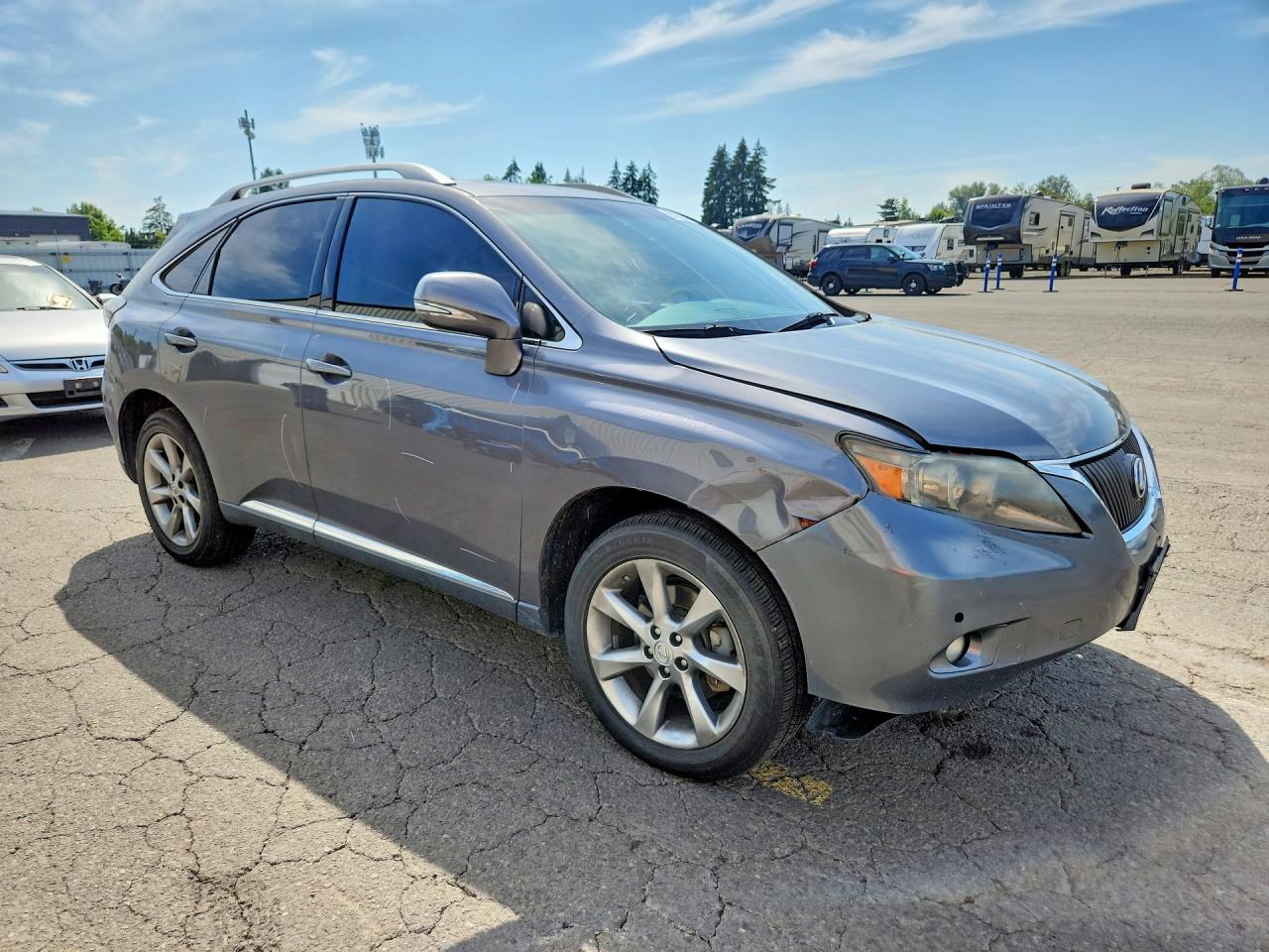 2012 Lexus Rx 350 Gray vin: 2T2BK1BA0CC121759