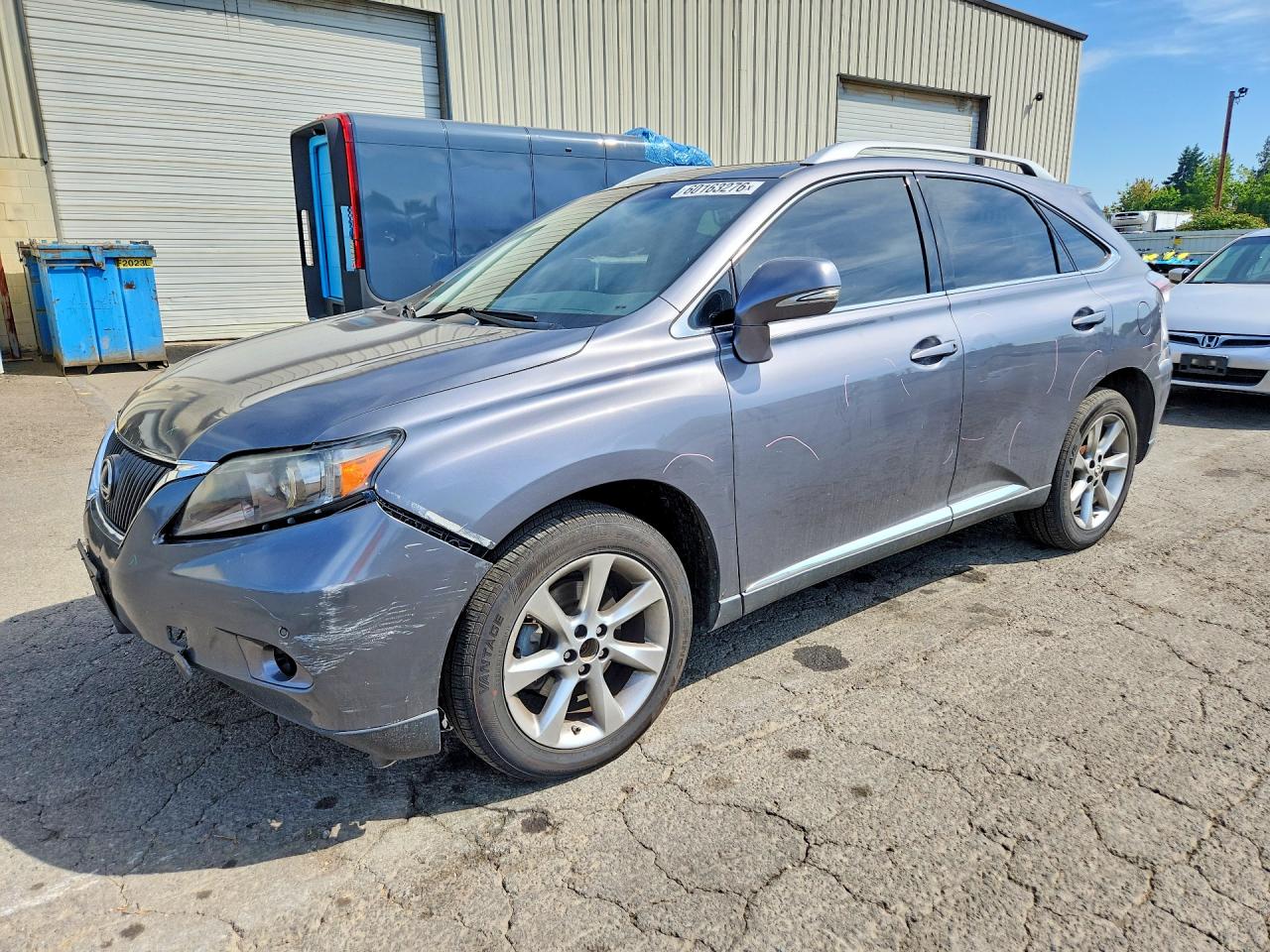 2012 Lexus Rx 350 Серый vin: 2T2BK1BA0CC121759