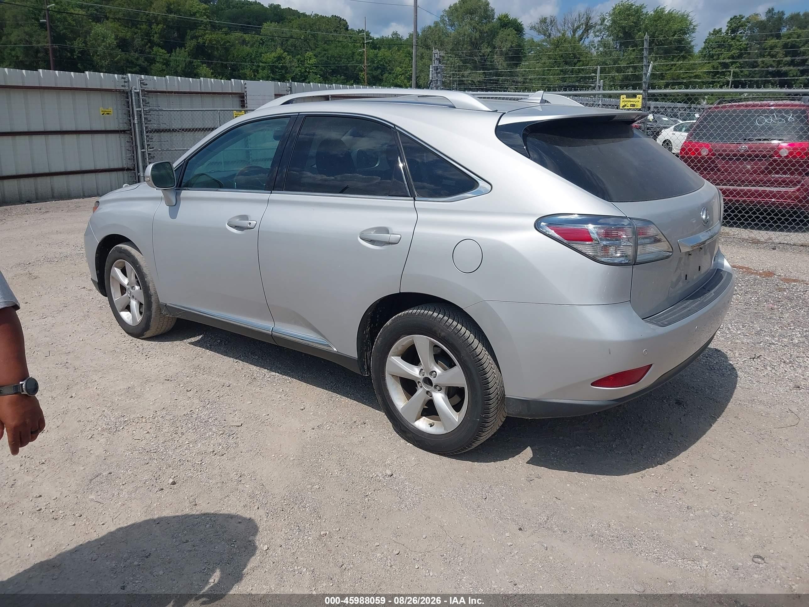 2012 Lexus Rx 350 Silver vin: 2T2BK1BA0CC125309