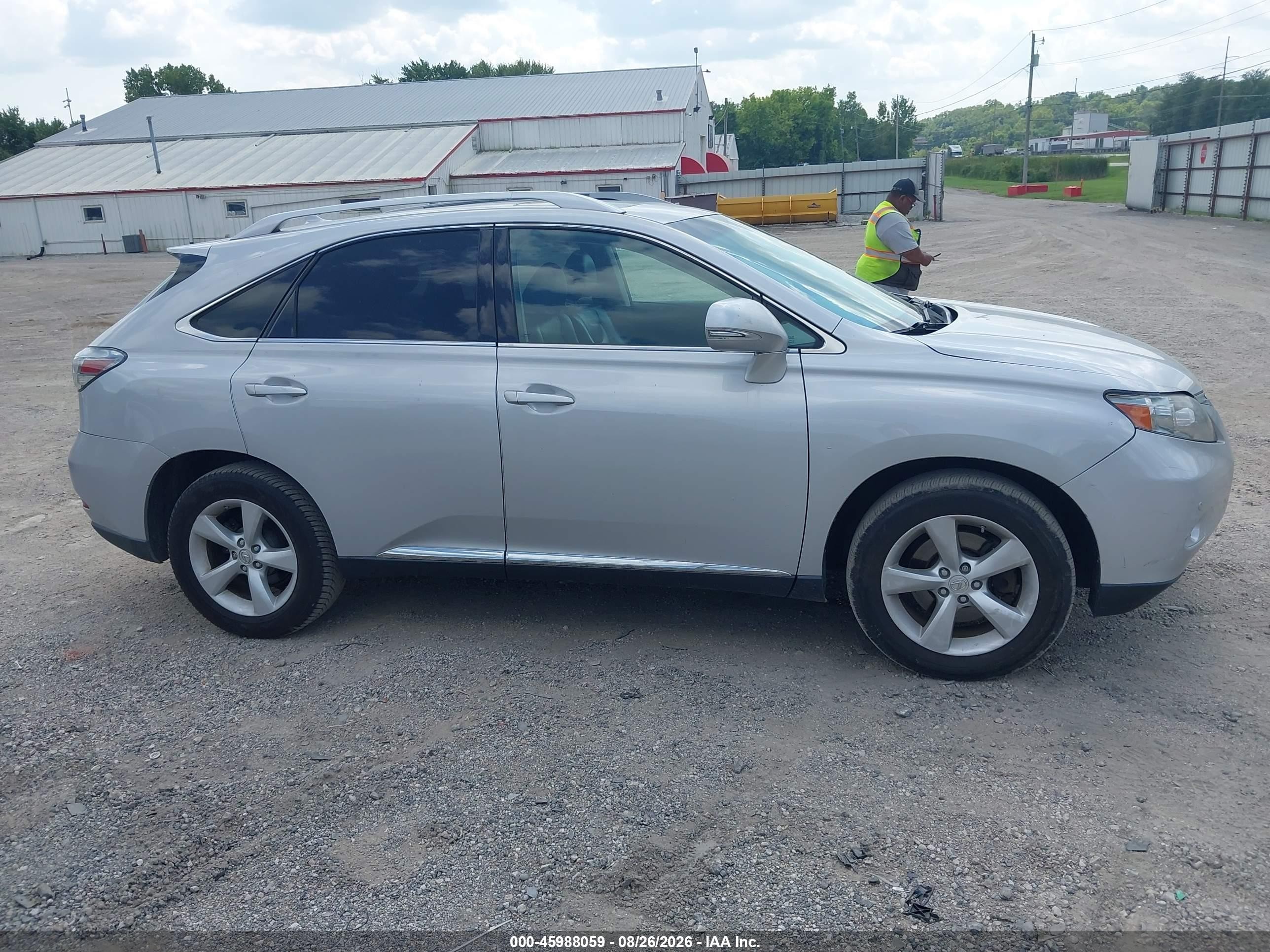 2012 Lexus Rx 350 Silver vin: 2T2BK1BA0CC125309