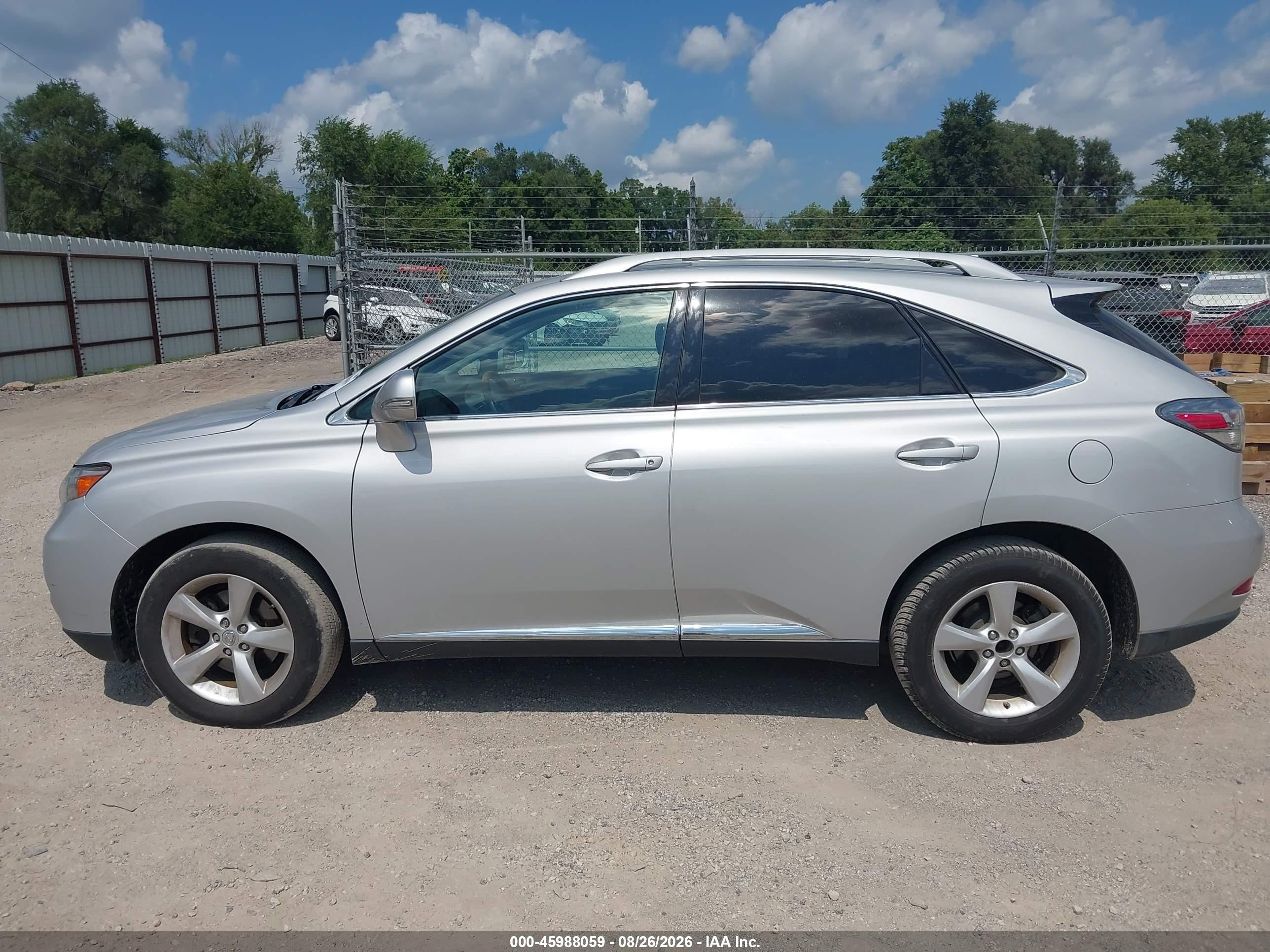 2012 Lexus Rx 350 Silver vin: 2T2BK1BA0CC125309