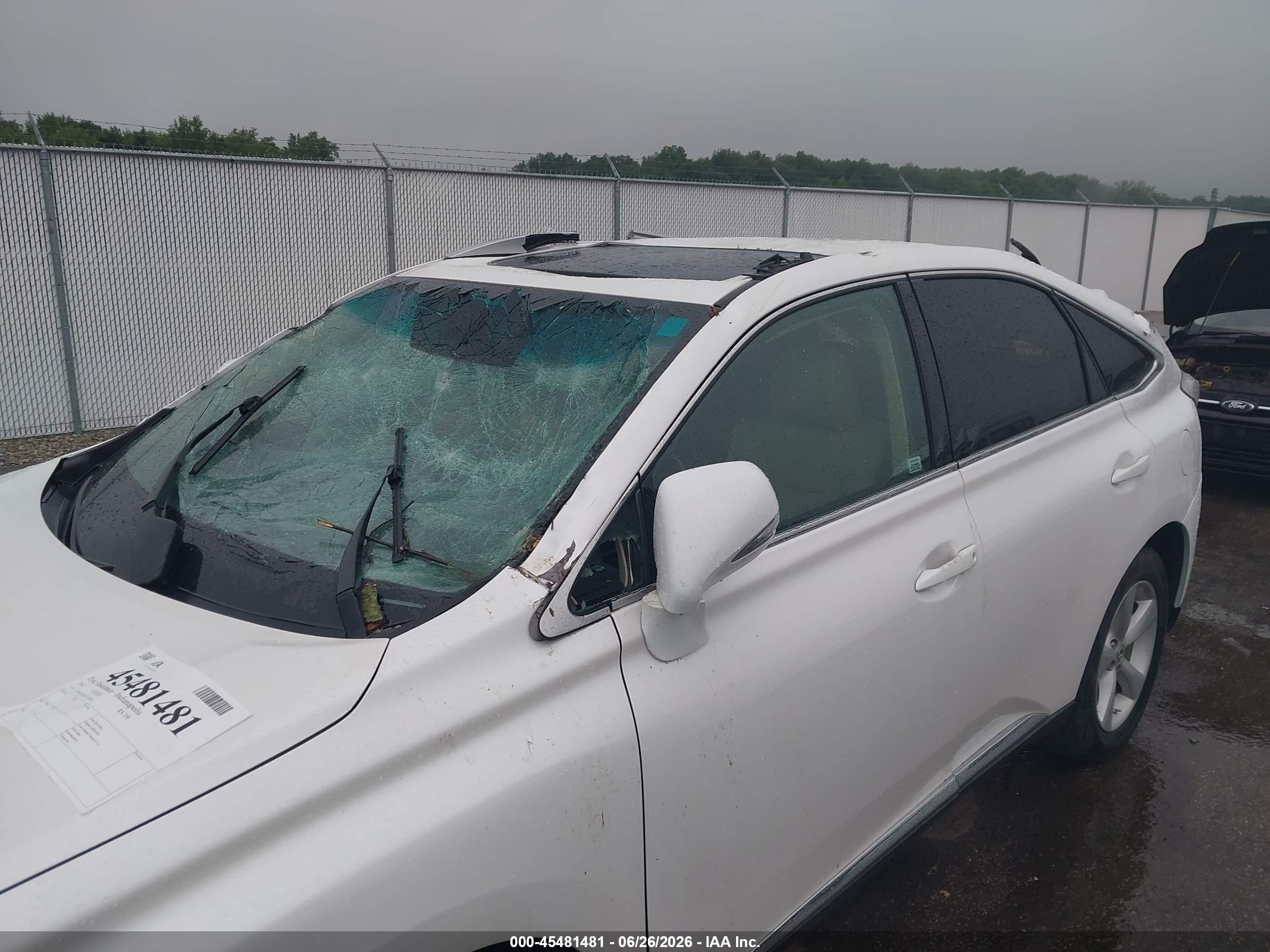 2012 Lexus Rx 350   White vin: 2T2BK1BA0CC126010