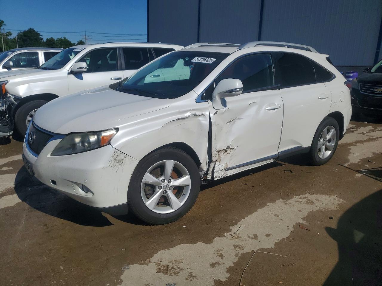 2012 Lexus Rx 350 Белый vin: 2T2BK1BA0CC126525