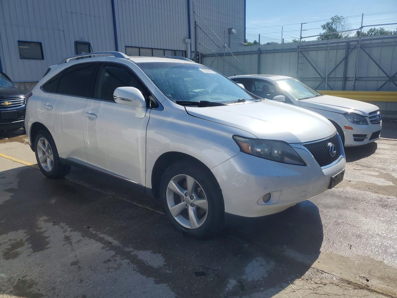2012 Lexus Rx 350 White vin: 2T2BK1BA0CC126525