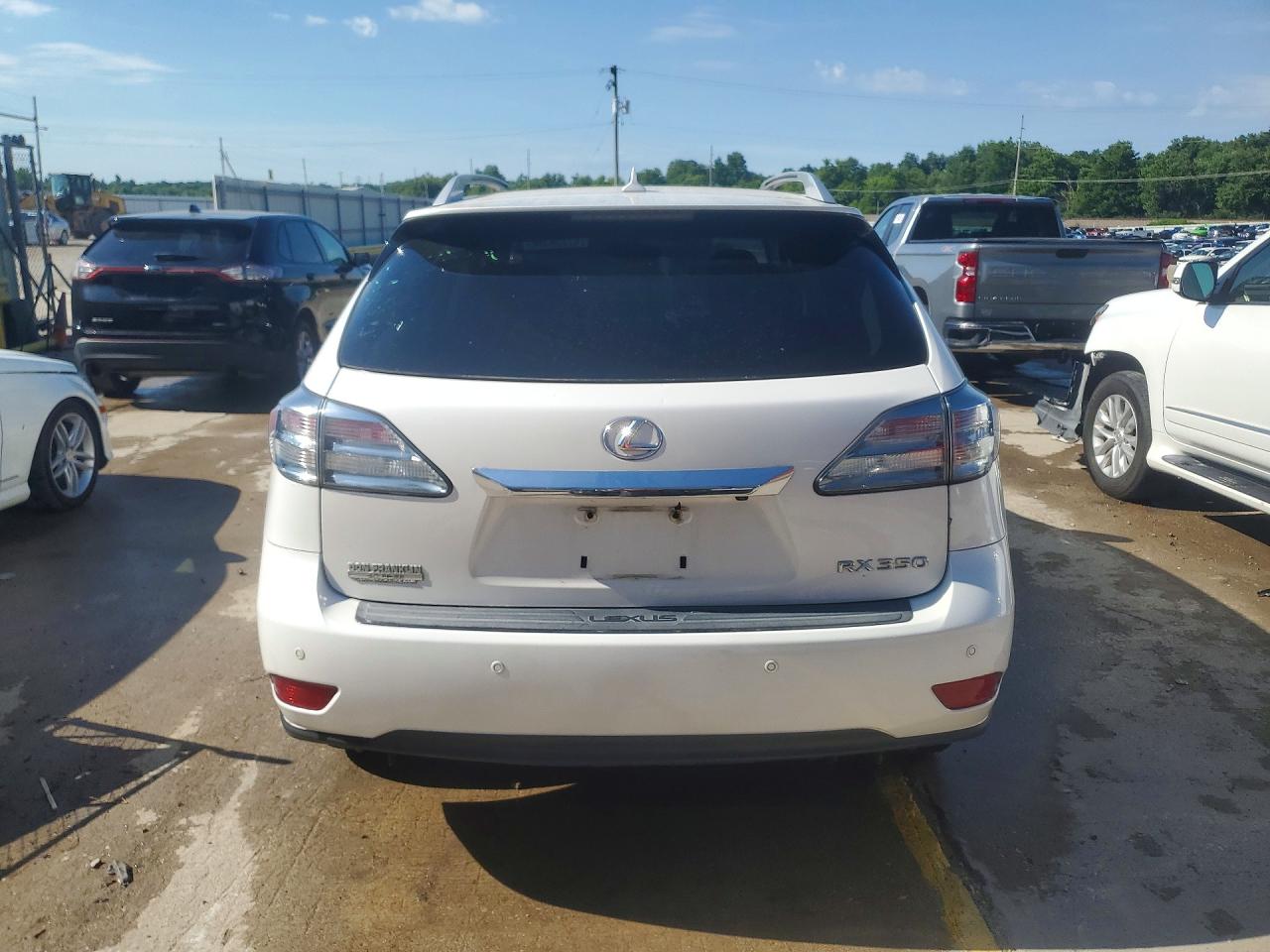 2012 Lexus Rx 350 White vin: 2T2BK1BA0CC126525