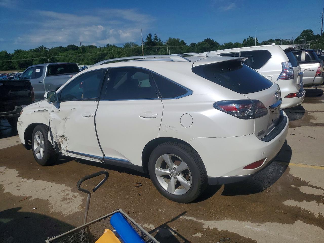 2012 Lexus Rx 350 White vin: 2T2BK1BA0CC126525