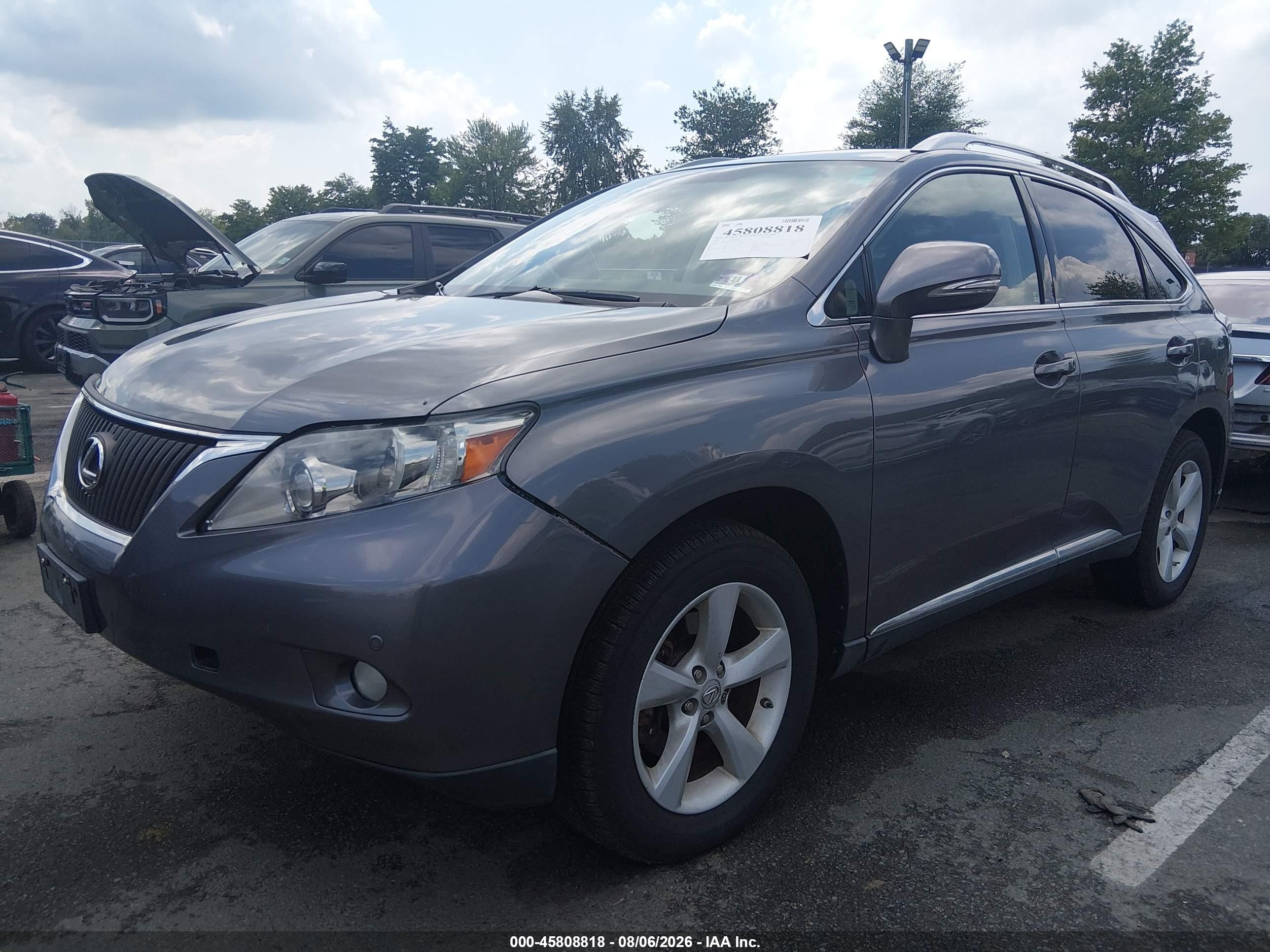 2012 Lexus Rx 350   Gray vin: 2T2BK1BA0CC128470