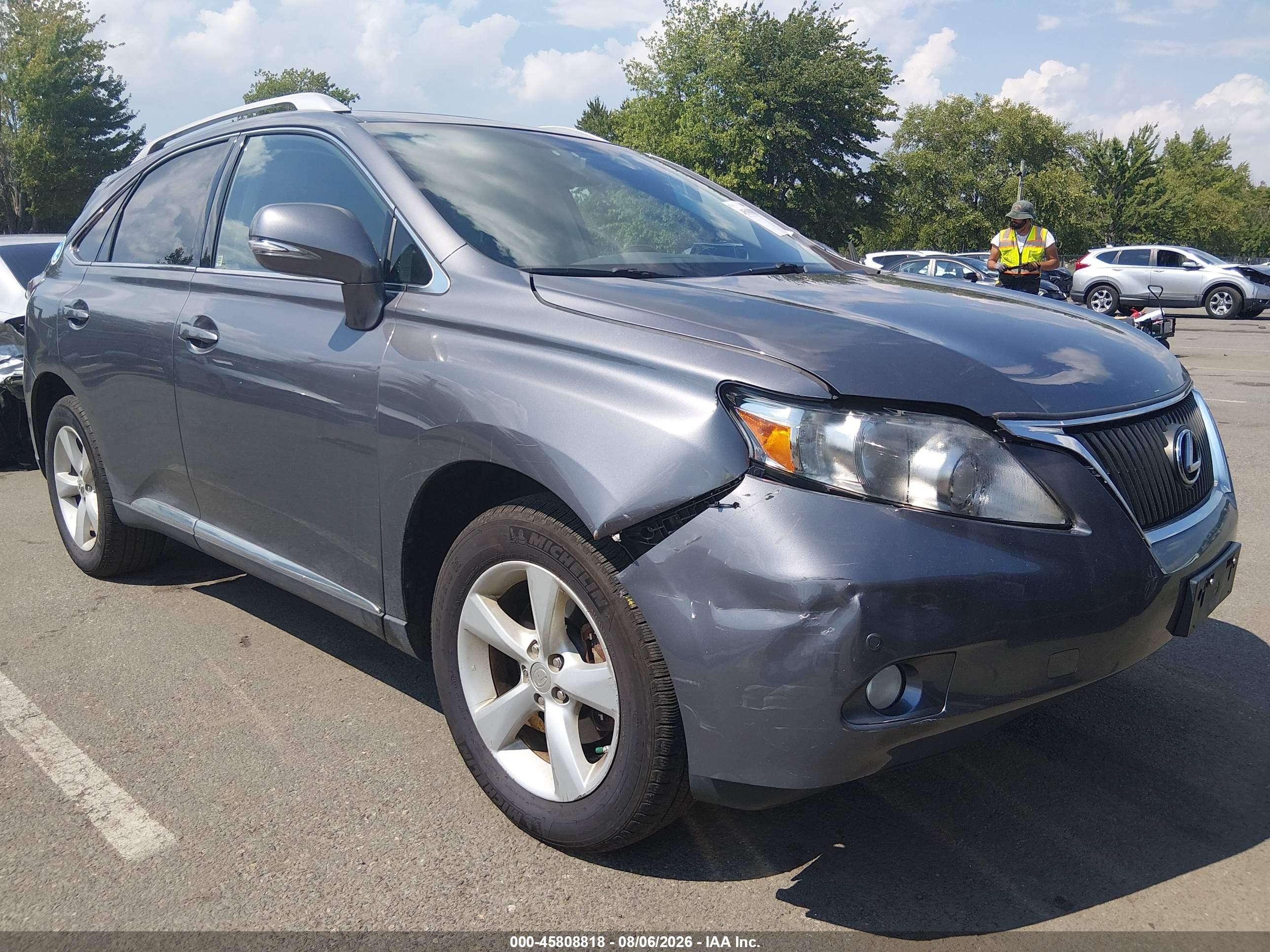 2012 Lexus Rx 350   Gray vin: 2T2BK1BA0CC128470