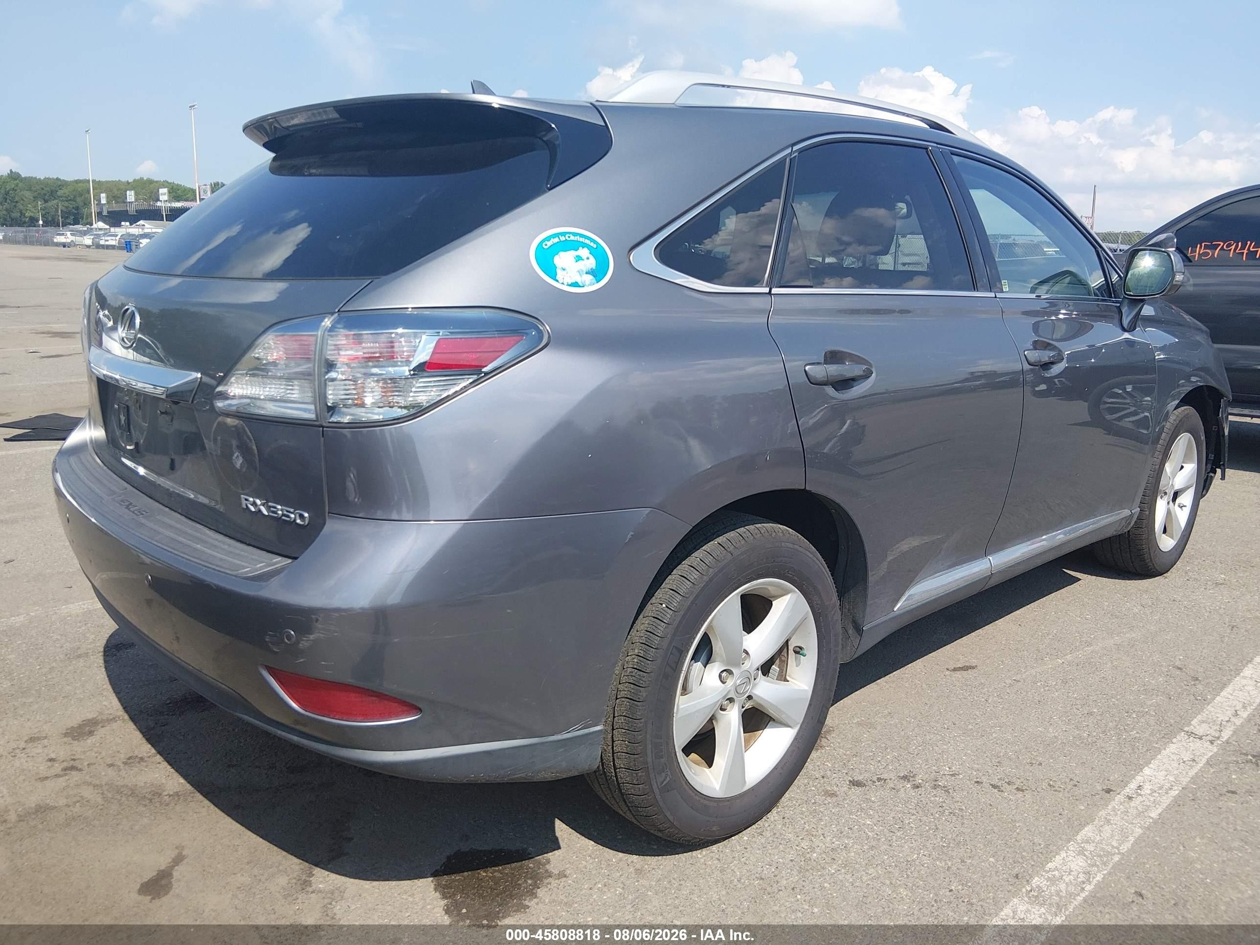 2012 Lexus Rx 350   Gray vin: 2T2BK1BA0CC128470