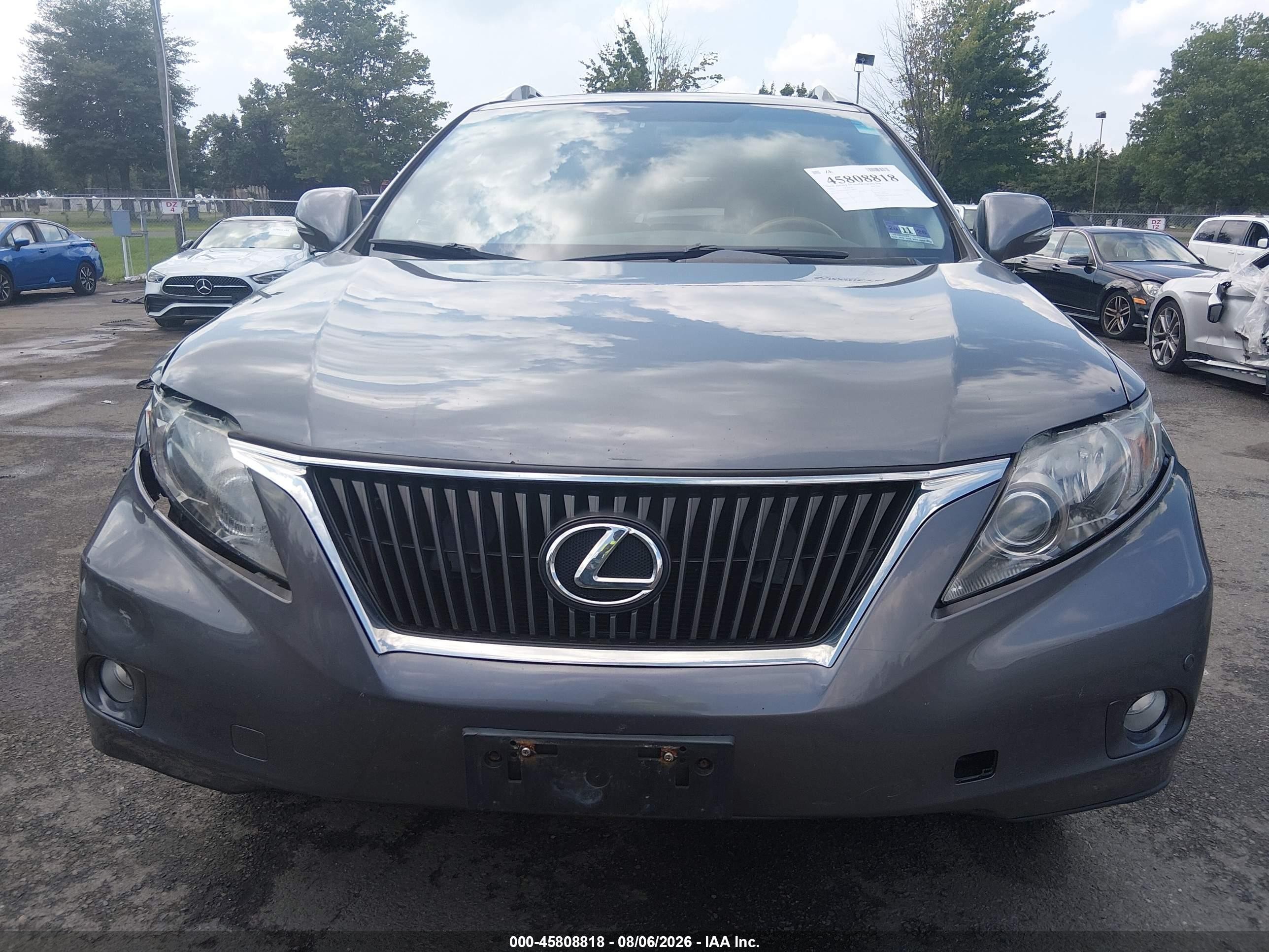 2012 Lexus Rx 350   Gray vin: 2T2BK1BA0CC128470