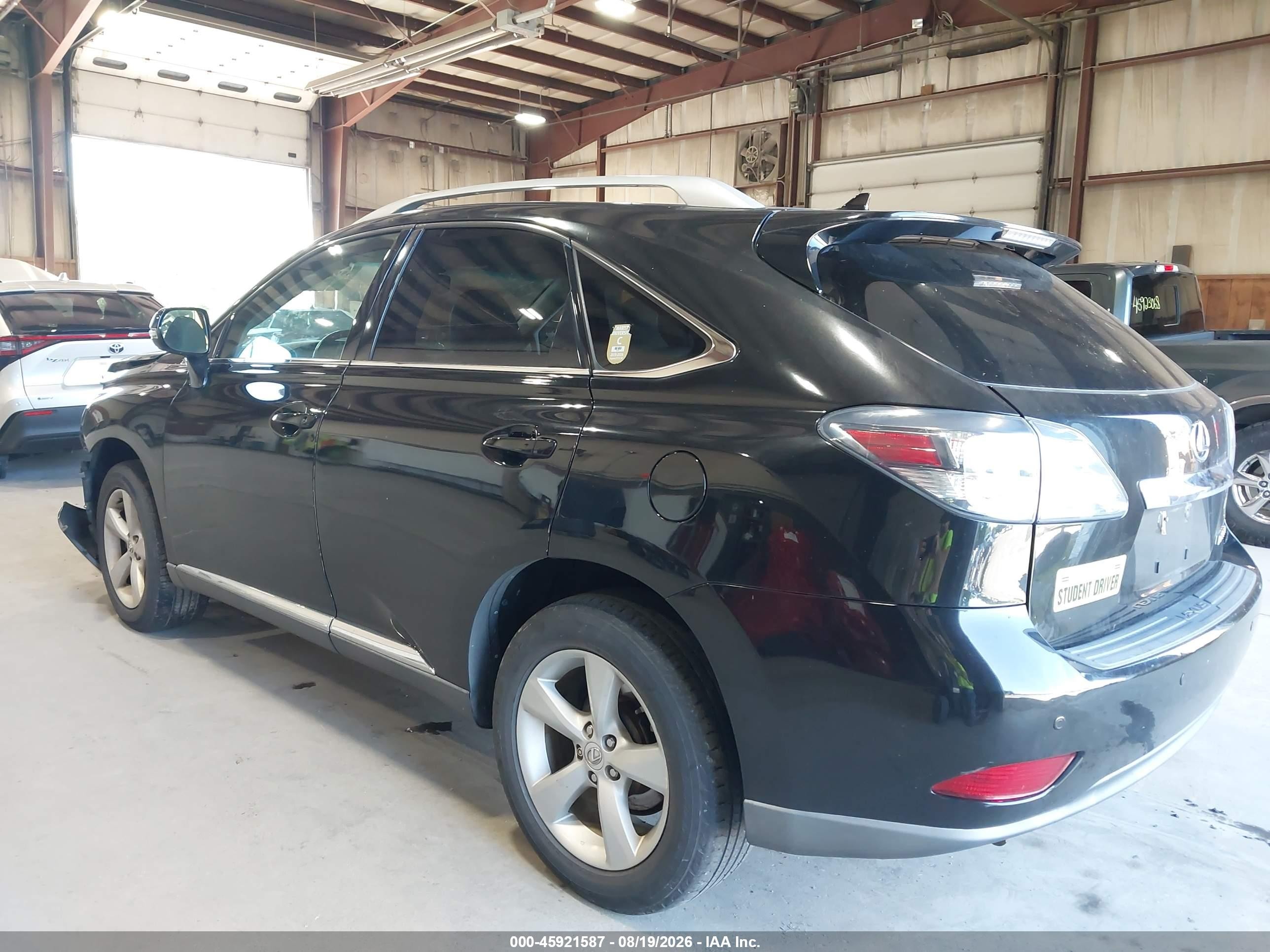 2012 Lexus Rx 350   Black vin: 2T2BK1BA0CC130431