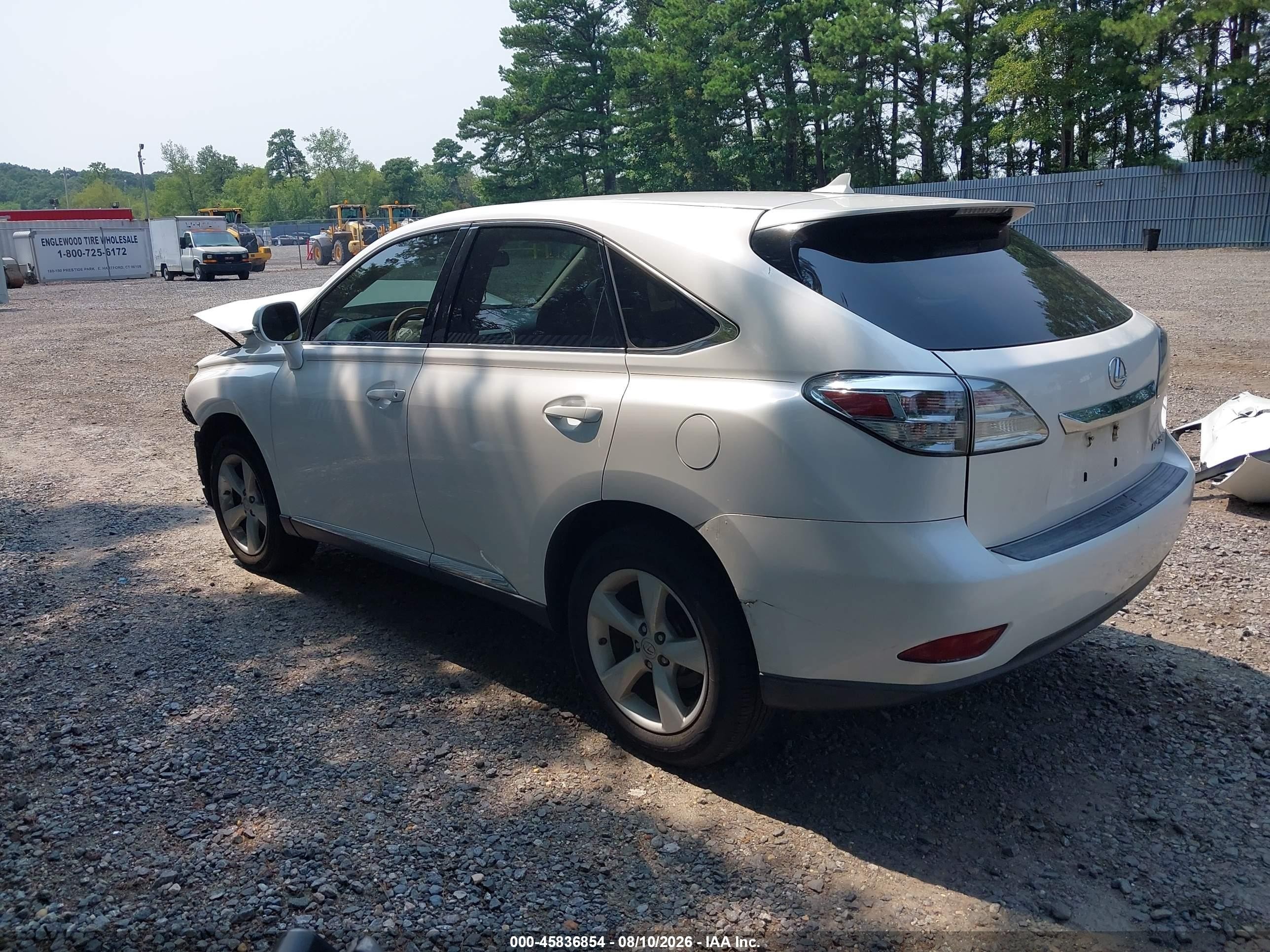 2012 Lexus Rx 350   White vin: 2T2BK1BA0CC134902
