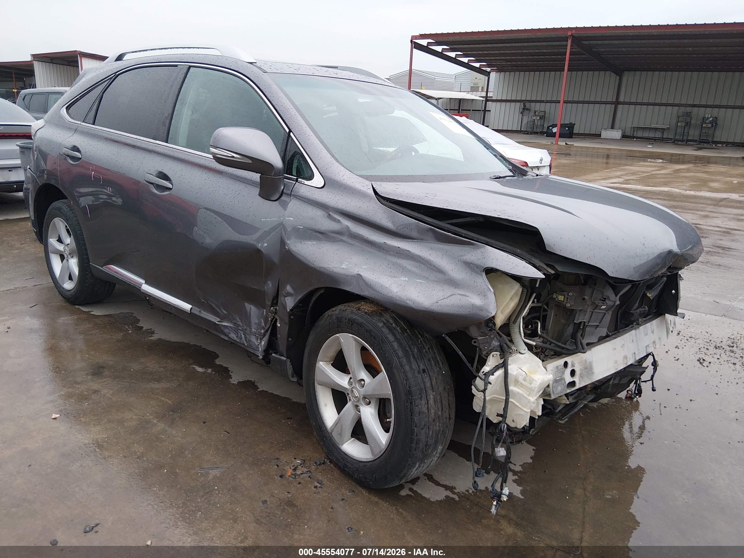 2012 Lexus Rx 350   Gray vin: 2T2BK1BA0CC135175