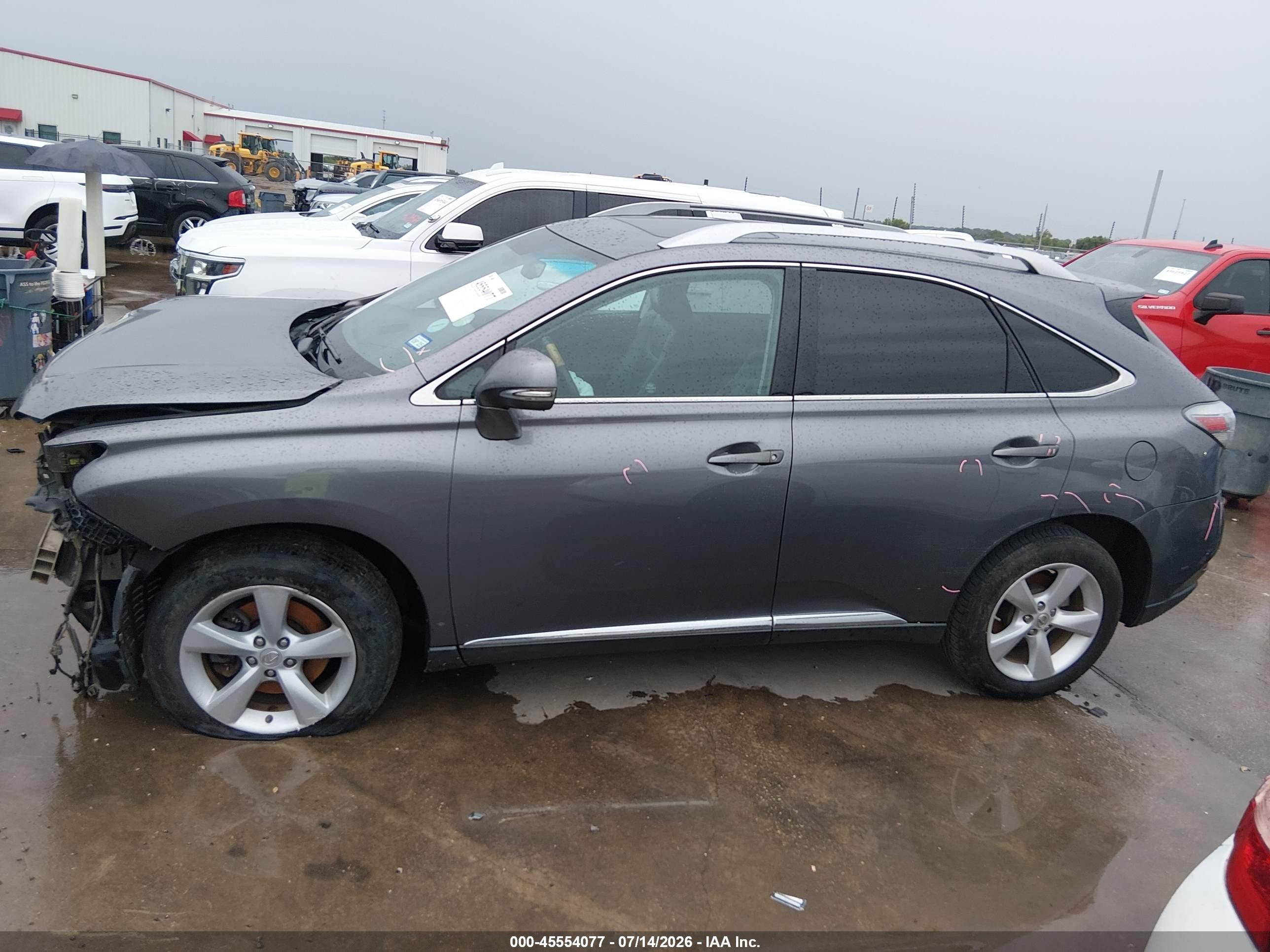 2012 Lexus Rx 350   Gray vin: 2T2BK1BA0CC135175