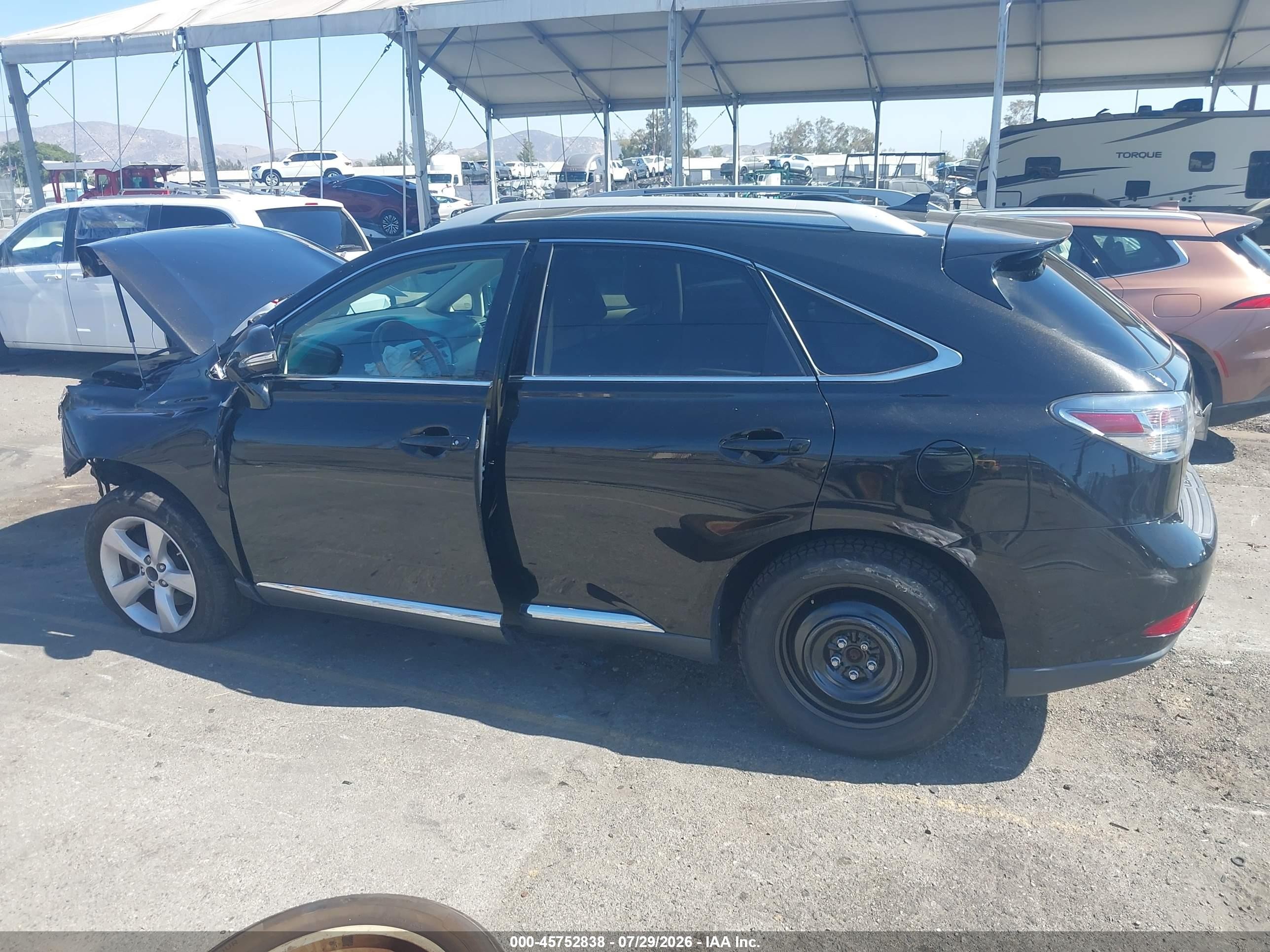 2012 Lexus Rx 350   Black vin: 2T2BK1BA0CC136827