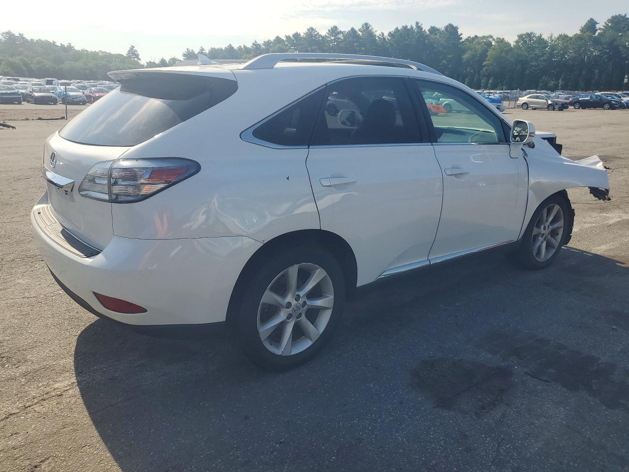 2012 Lexus Rx 350 White vin: 2T2BK1BA0CC148721