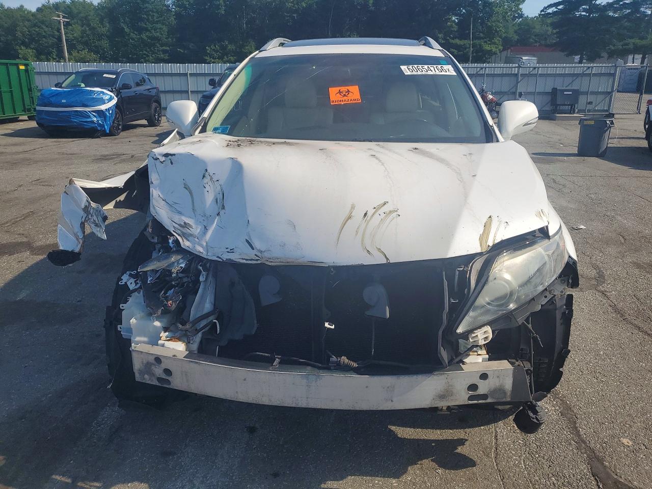 2012 Lexus Rx 350 White vin: 2T2BK1BA0CC148721