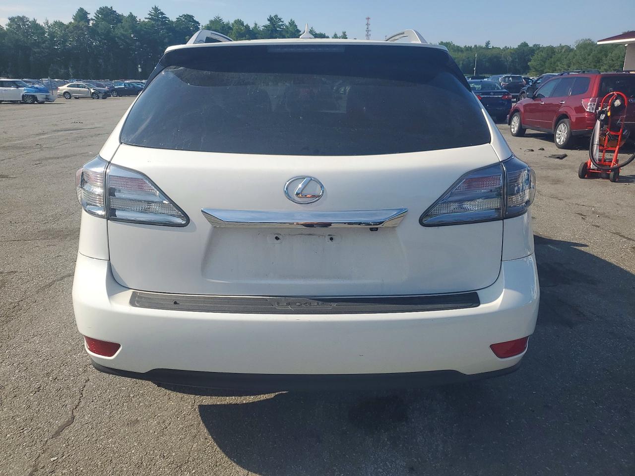 2012 Lexus Rx 350 White vin: 2T2BK1BA0CC148721
