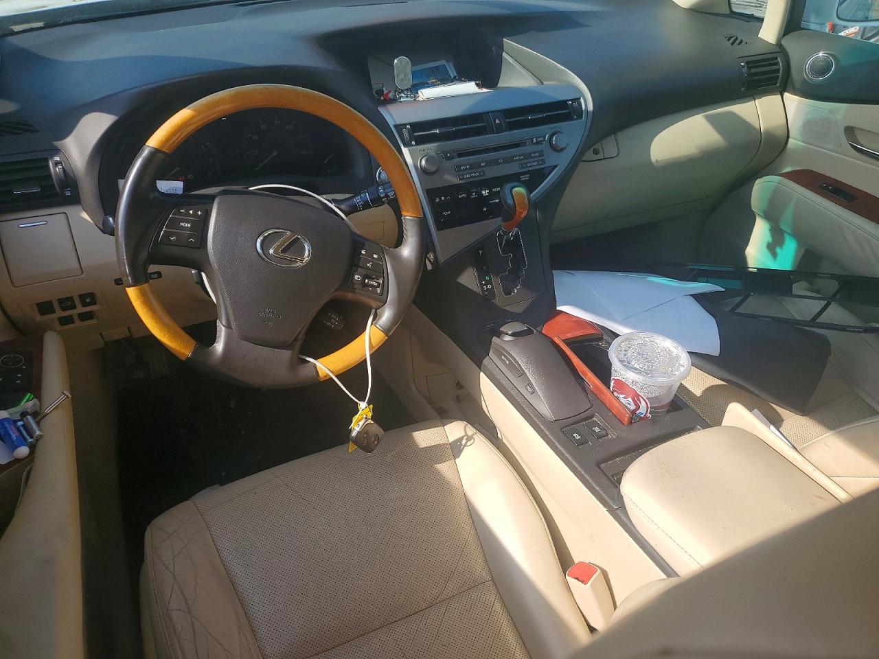 2012 Lexus Rx 350 White vin: 2T2BK1BA0CC148721