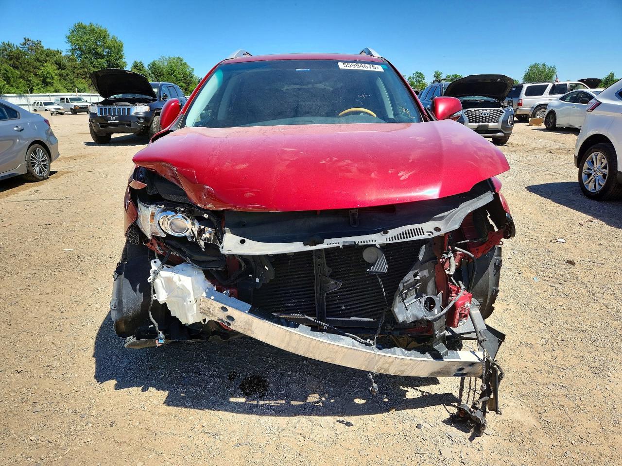 2012 Lexus Rx 350 Red vin: 2T2BK1BA0CC153174