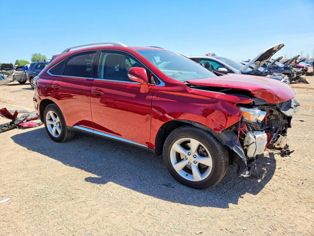 2012 Lexus Rx 350 Red vin: 2T2BK1BA0CC153174