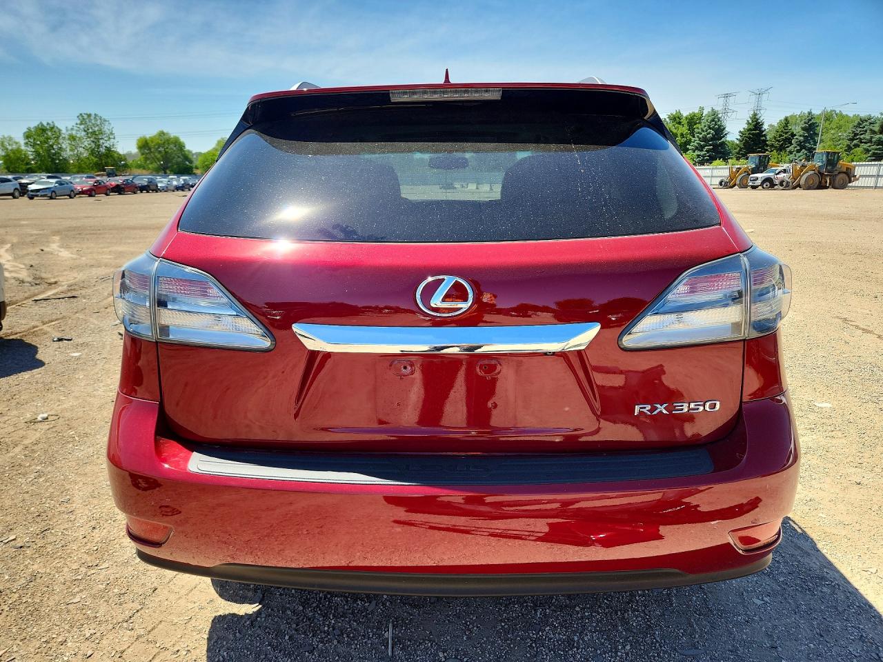 2012 Lexus Rx 350 Red vin: 2T2BK1BA0CC153174