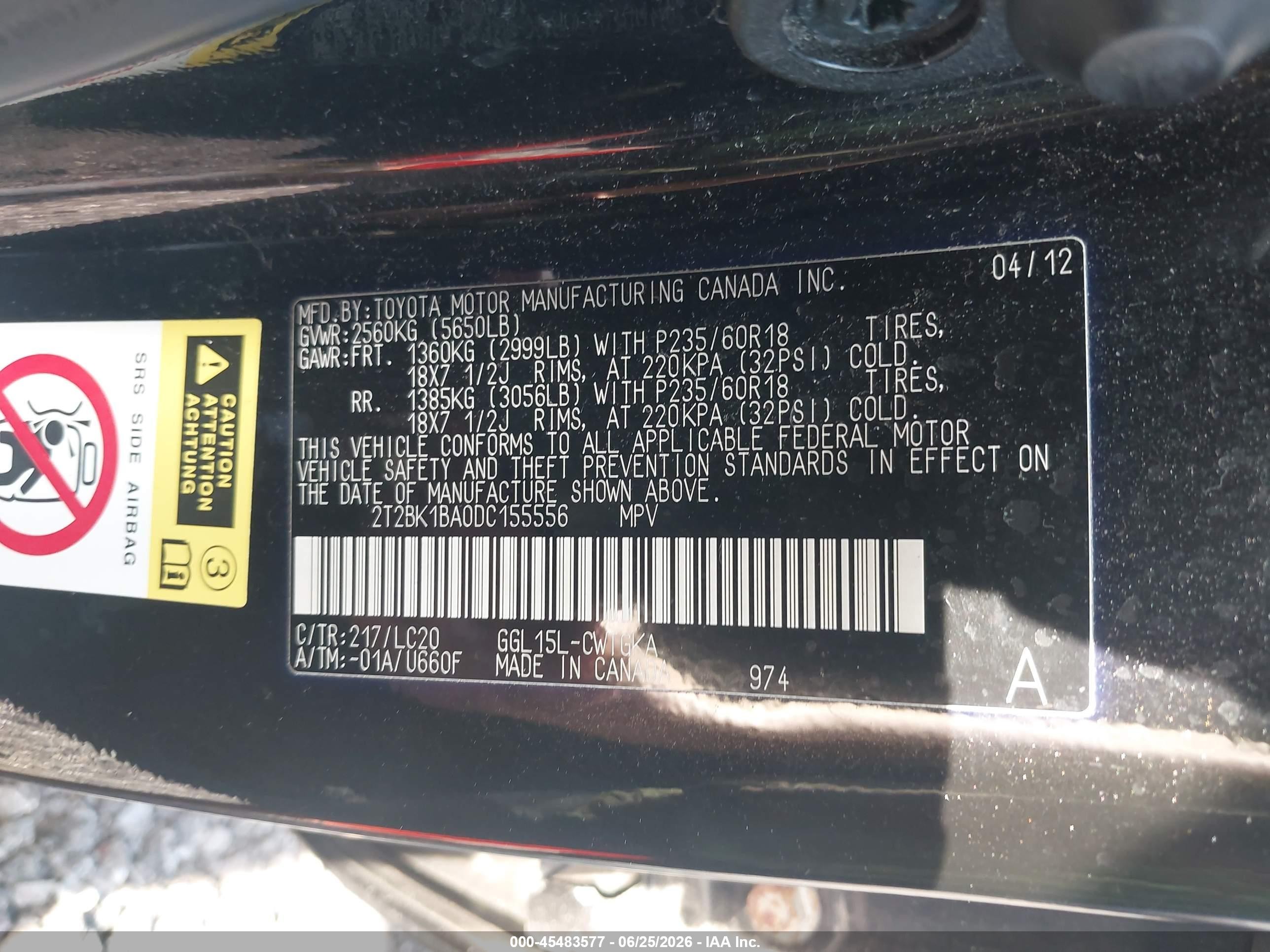 2013 Lexus Rx 350 Black vin: 2T2BK1BA0DC155556