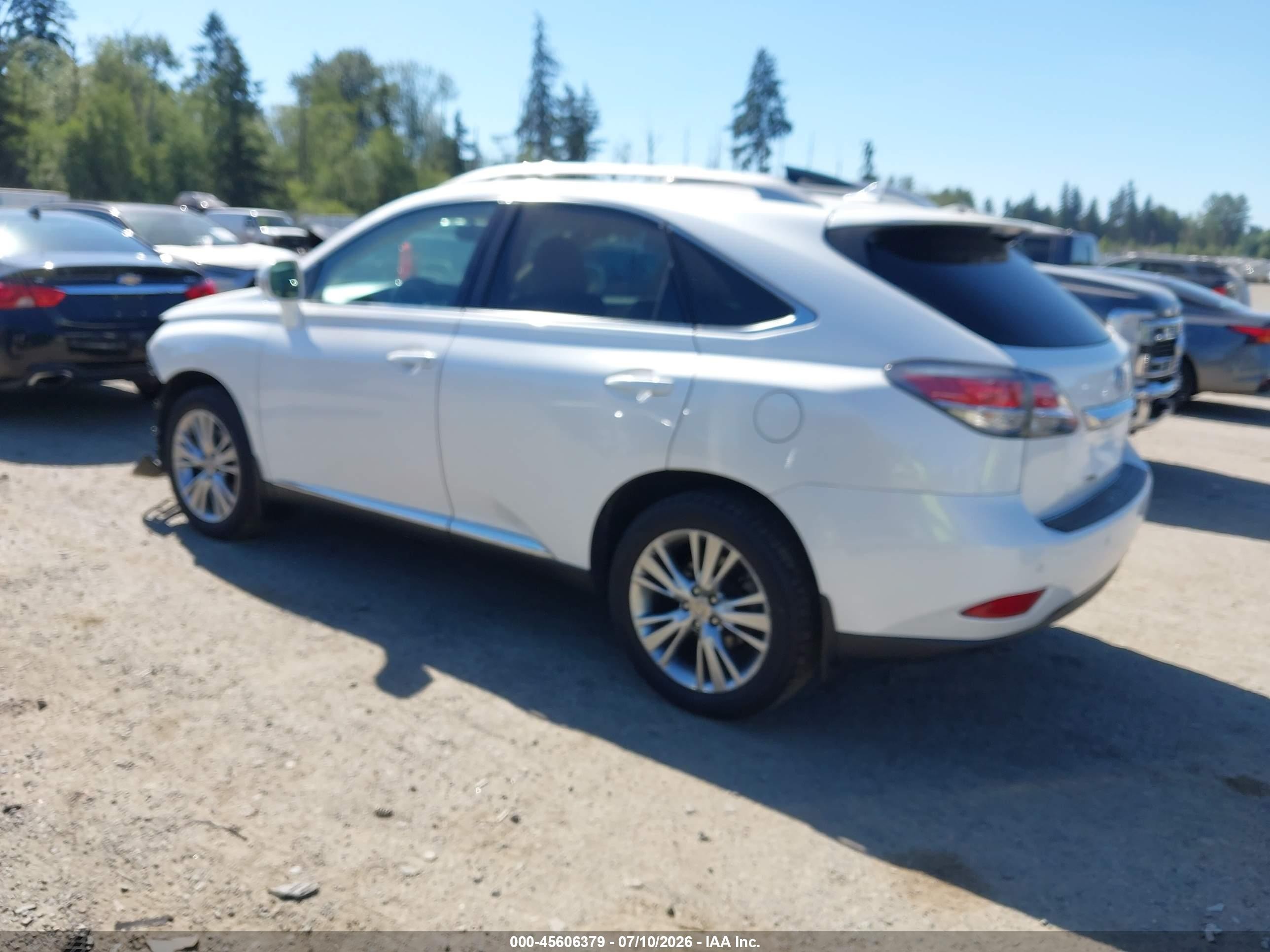 2013 Lexus Rx 350   White vin: 2T2BK1BA0DC158263