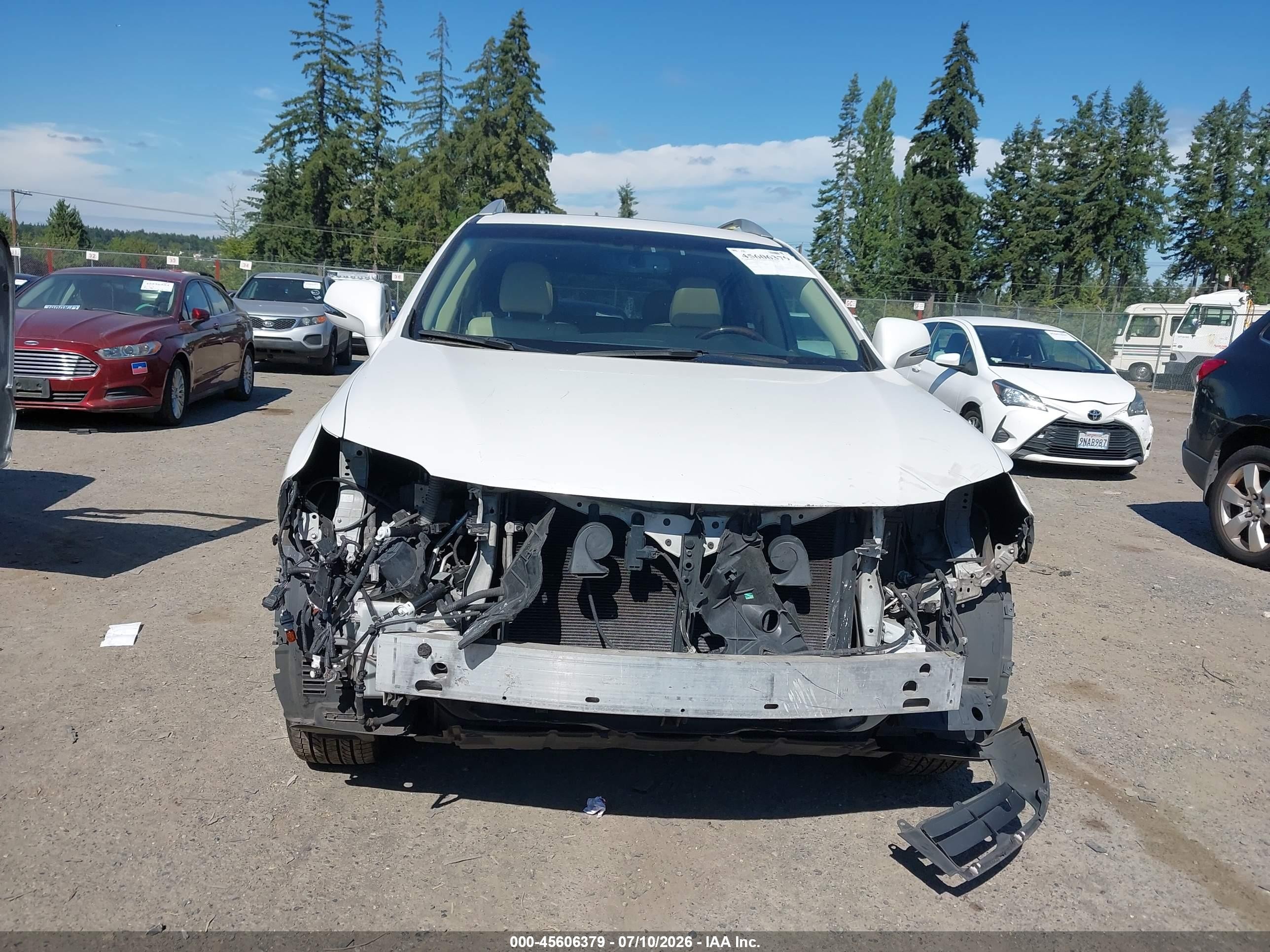 2013 Lexus Rx 350   White vin: 2T2BK1BA0DC158263
