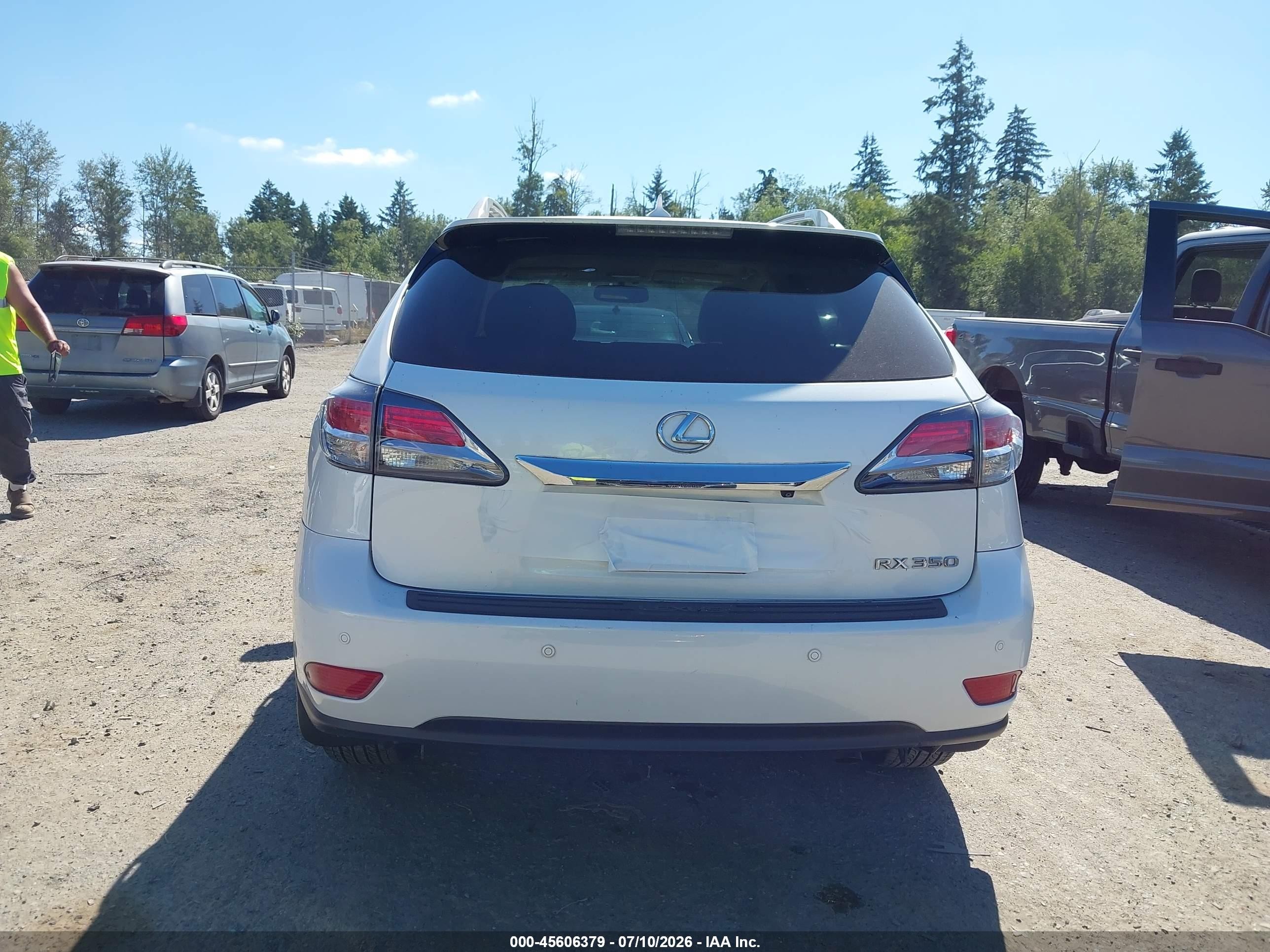 2013 Lexus Rx 350   White vin: 2T2BK1BA0DC158263
