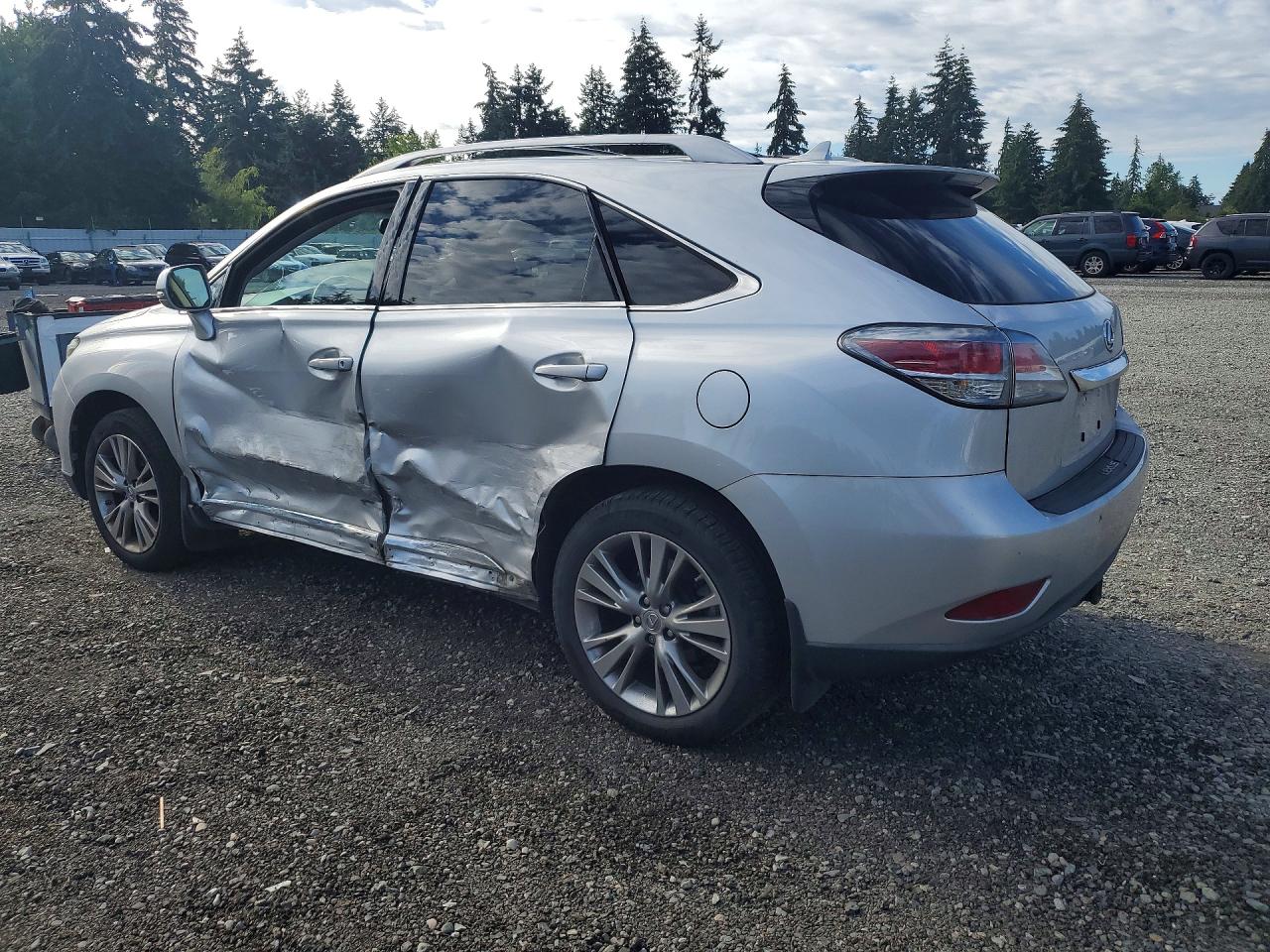 2013 Lexus Rx 350 Base Silver vin: 2T2BK1BA0DC160353