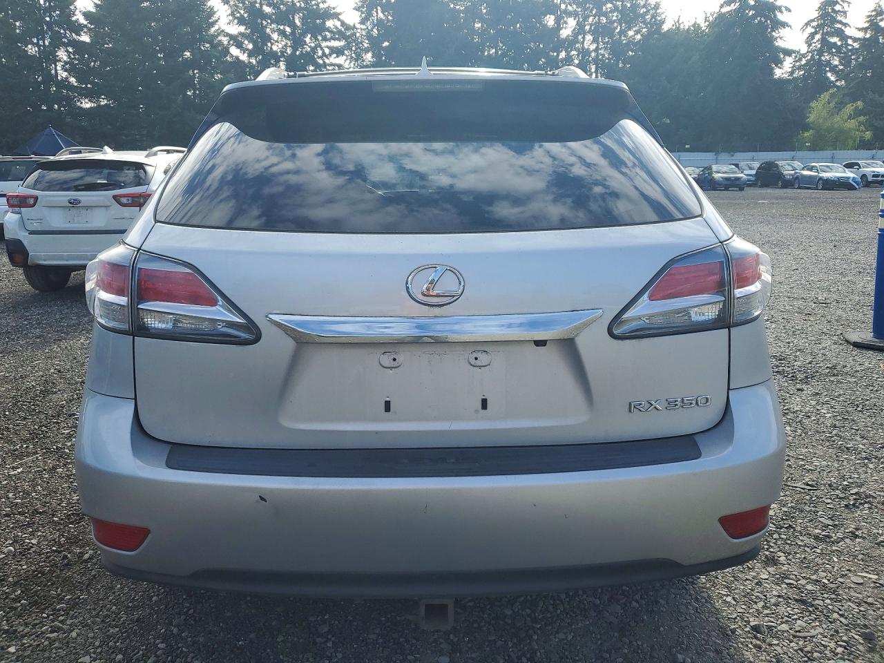2013 Lexus Rx 350 Base Silver vin: 2T2BK1BA0DC160353