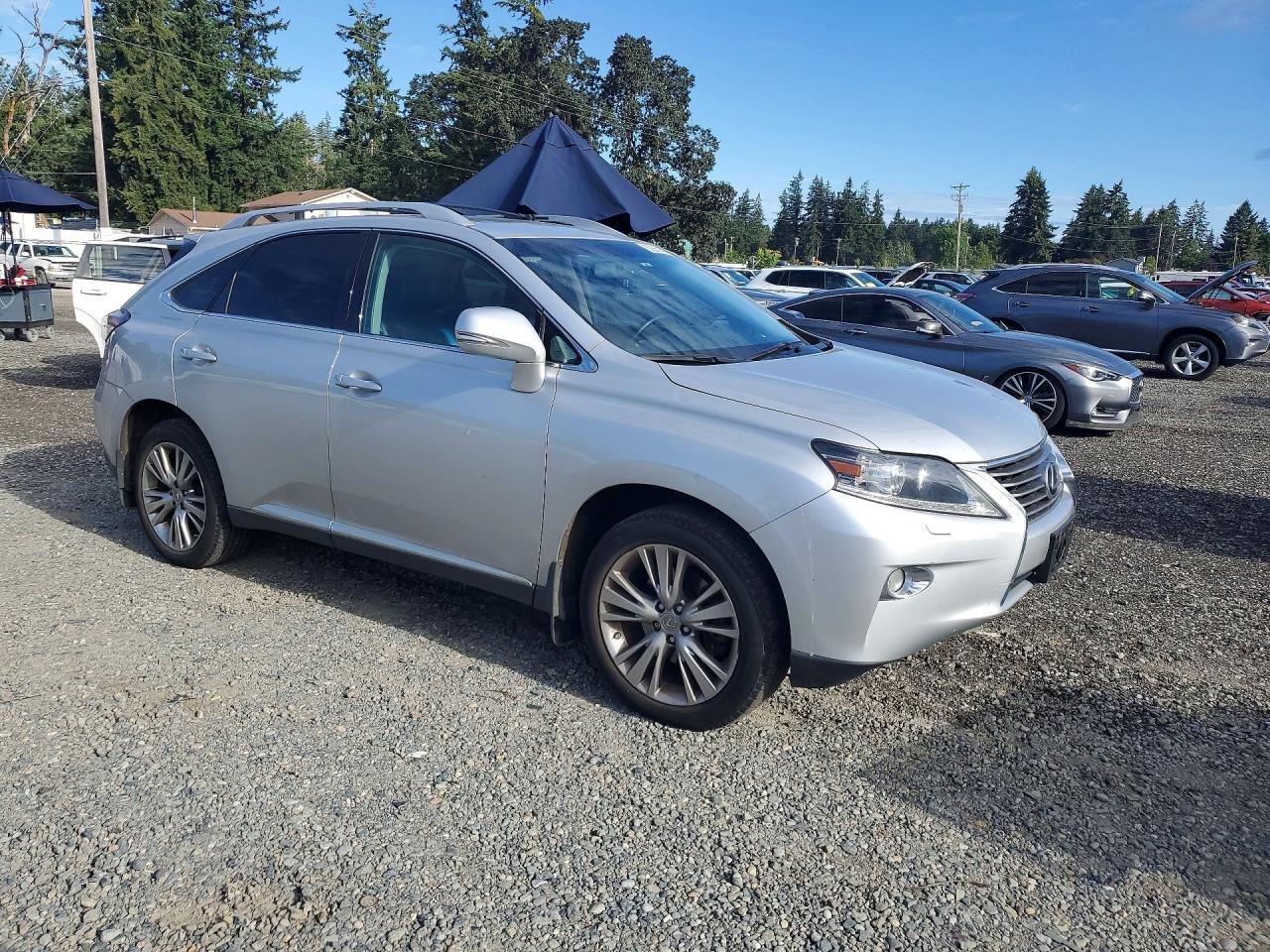 2013 Lexus Rx 350 Base Silver vin: 2T2BK1BA0DC160353