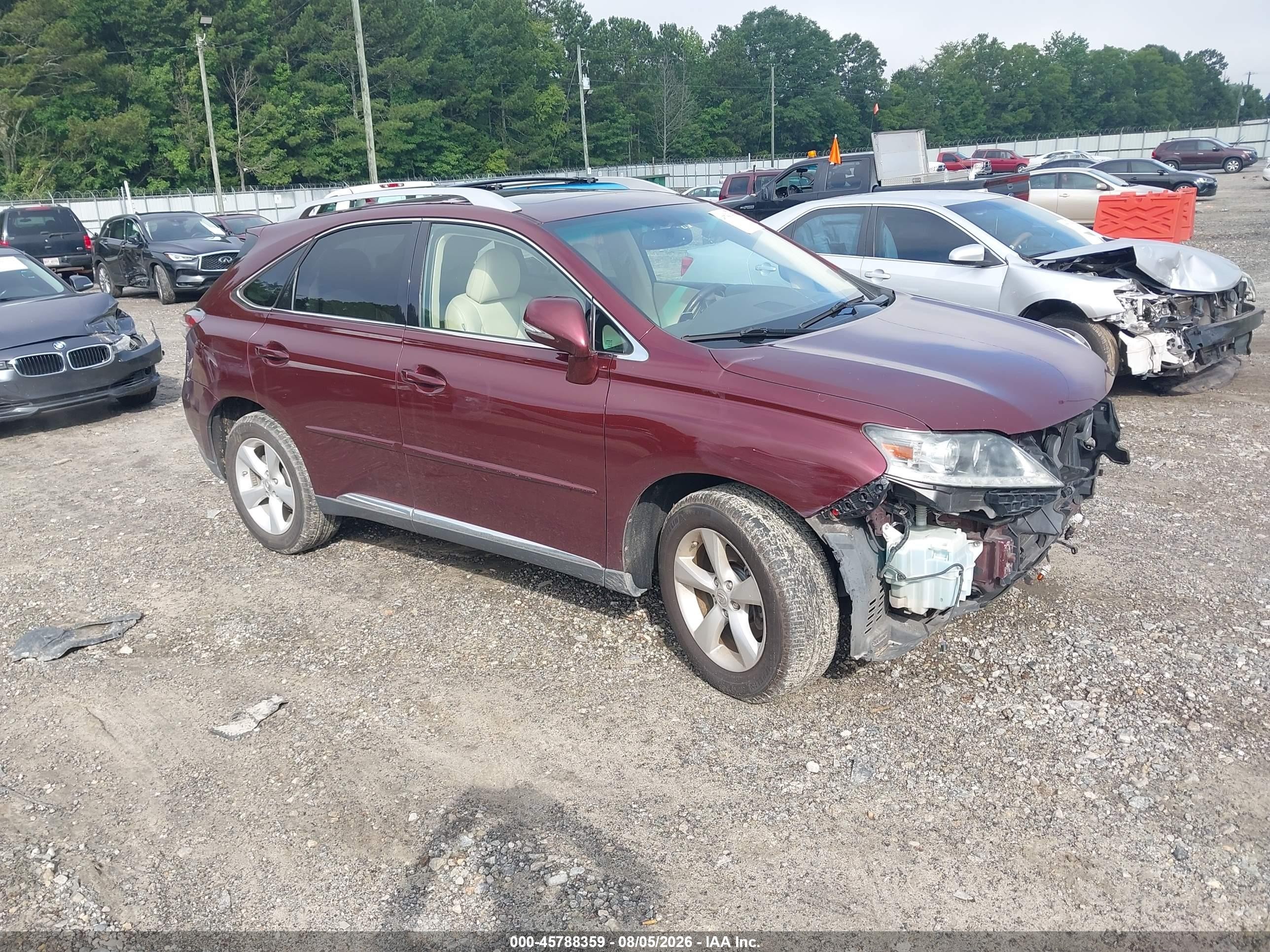 2013 Lexus Rx 350   Бордовый vin: 2T2BK1BA0DC161759