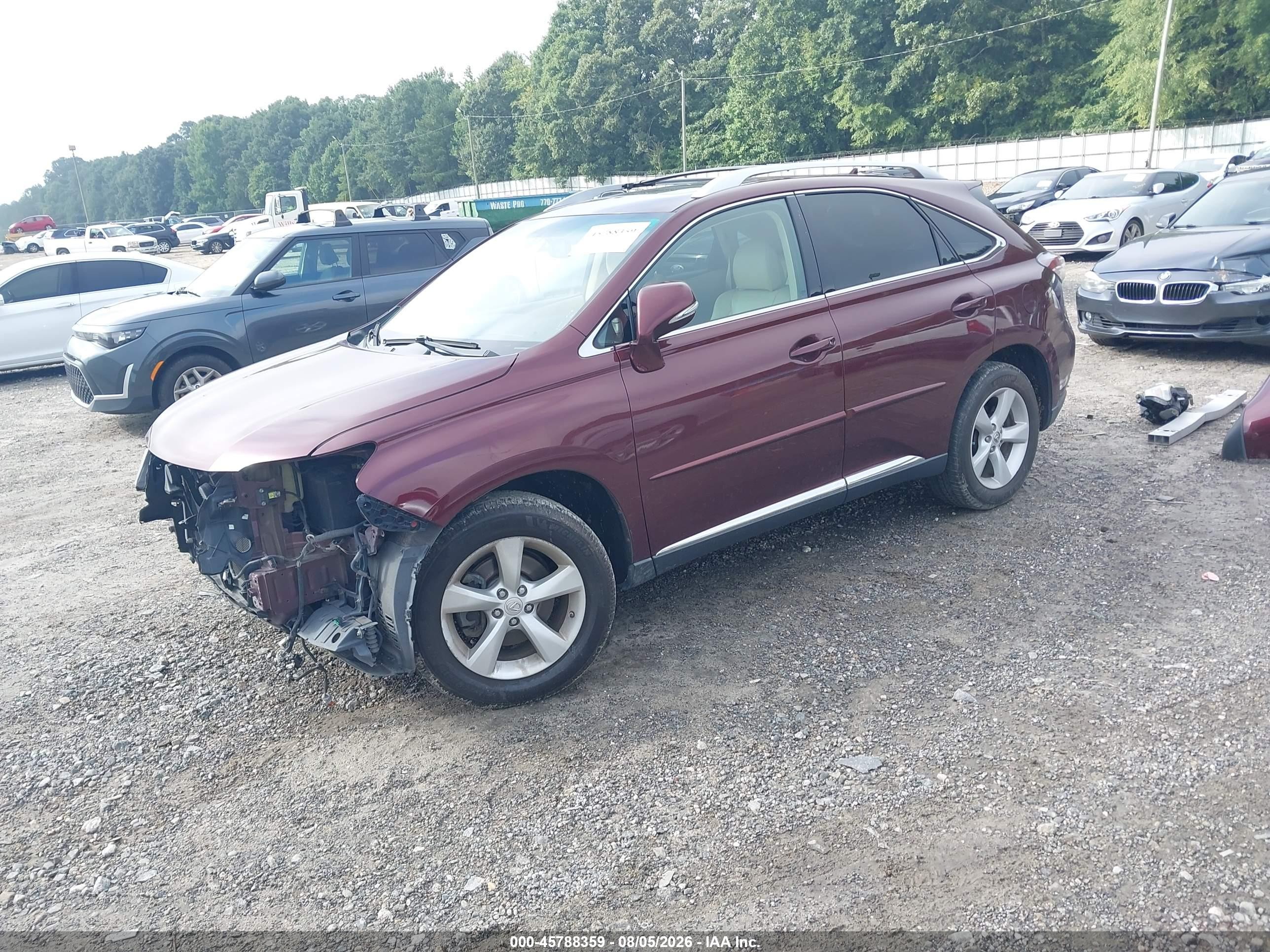 2013 Lexus Rx 350   Burgundy vin: 2T2BK1BA0DC161759