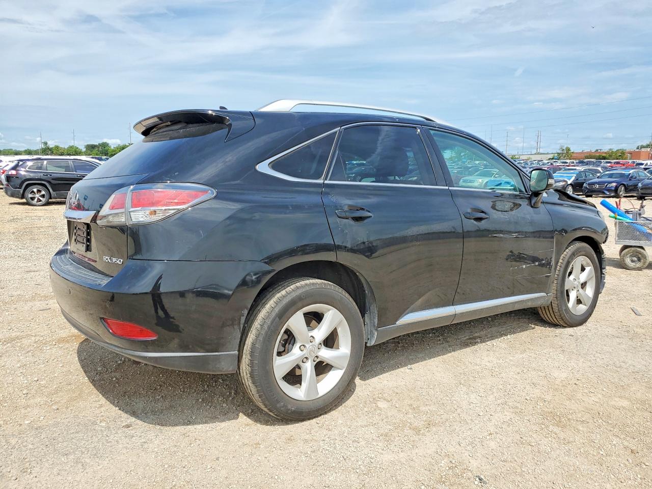 2013 Lexus Rx 350 Base Black vin: 2T2BK1BA0DC163690