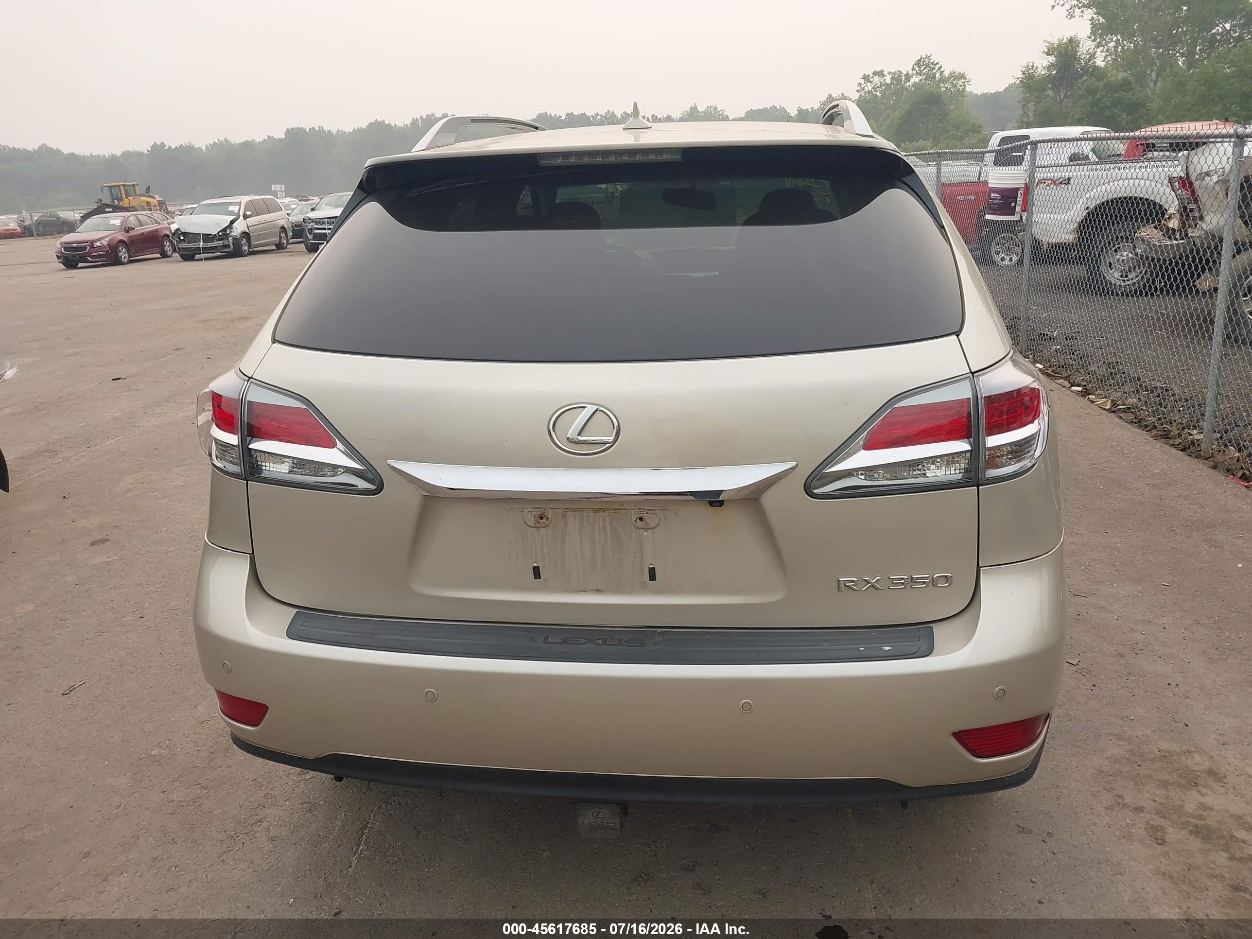 2013 Lexus Rx 350   Желто-коричневый vin: 2T2BK1BA0DC164273